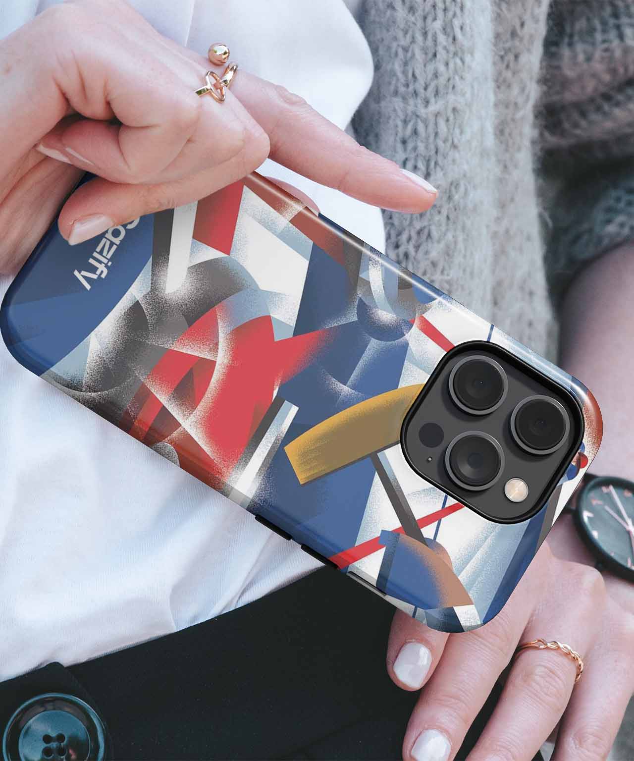 Energetic curling competition in vibrant colors iPhone case Case Cazify - Delivery Canada