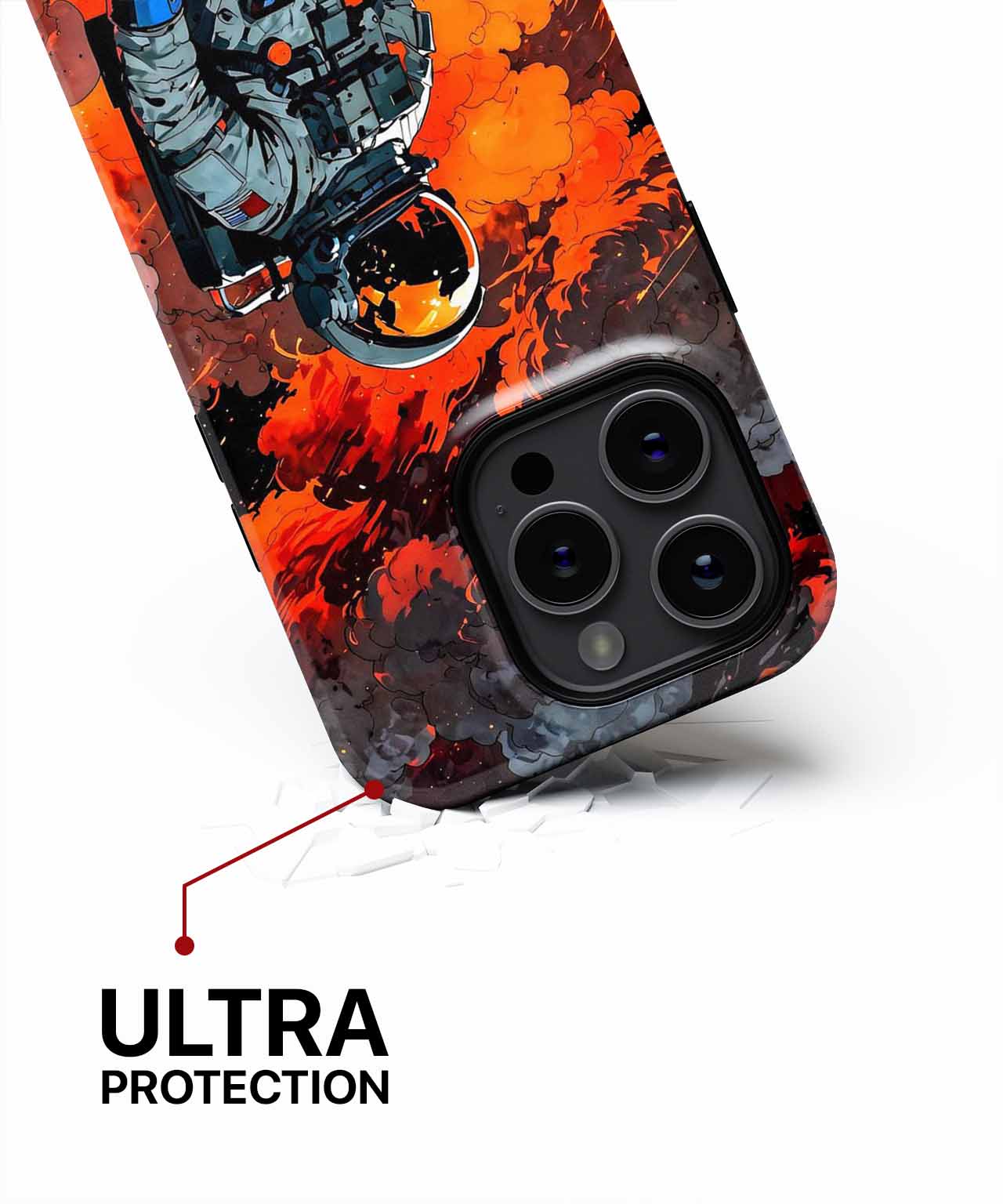 Fiery Space Walk in Chaos iPhone case Case Cazify - Delivery Canada