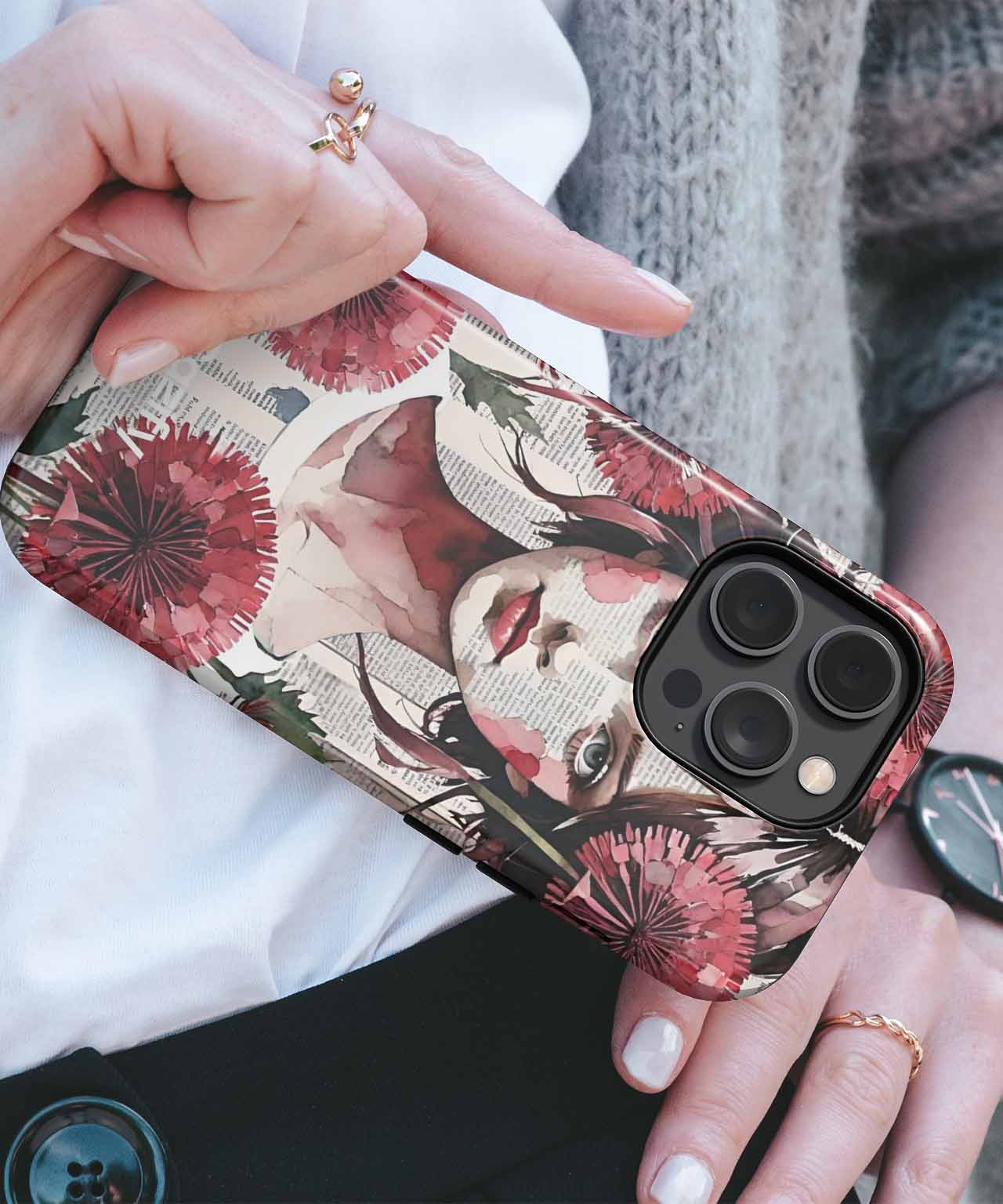 Floral Fantasy with a Vintage Twist iPhone case Case Cazify - Delivery Canada