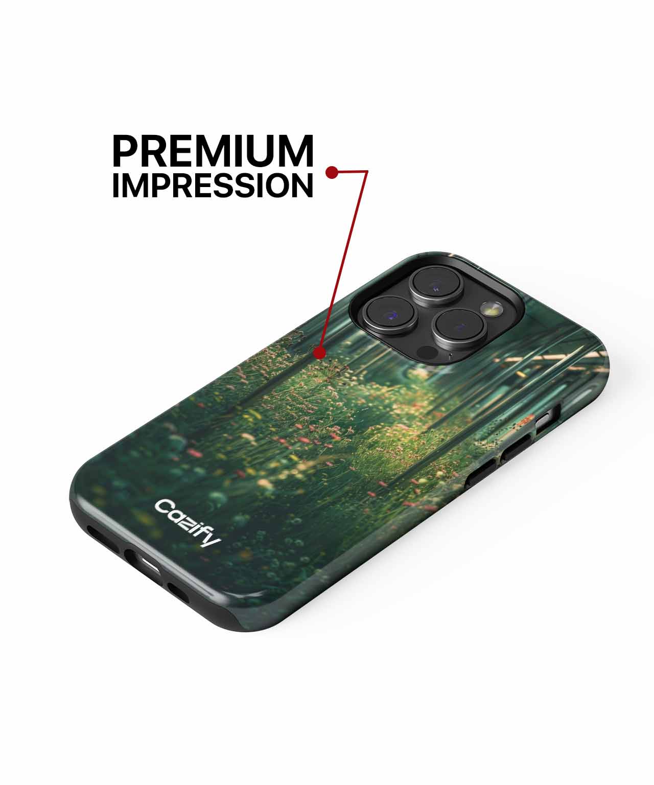 Floral Subway Wonderland Filled with Nature iPhone case Case Cazify - Delivery Canada