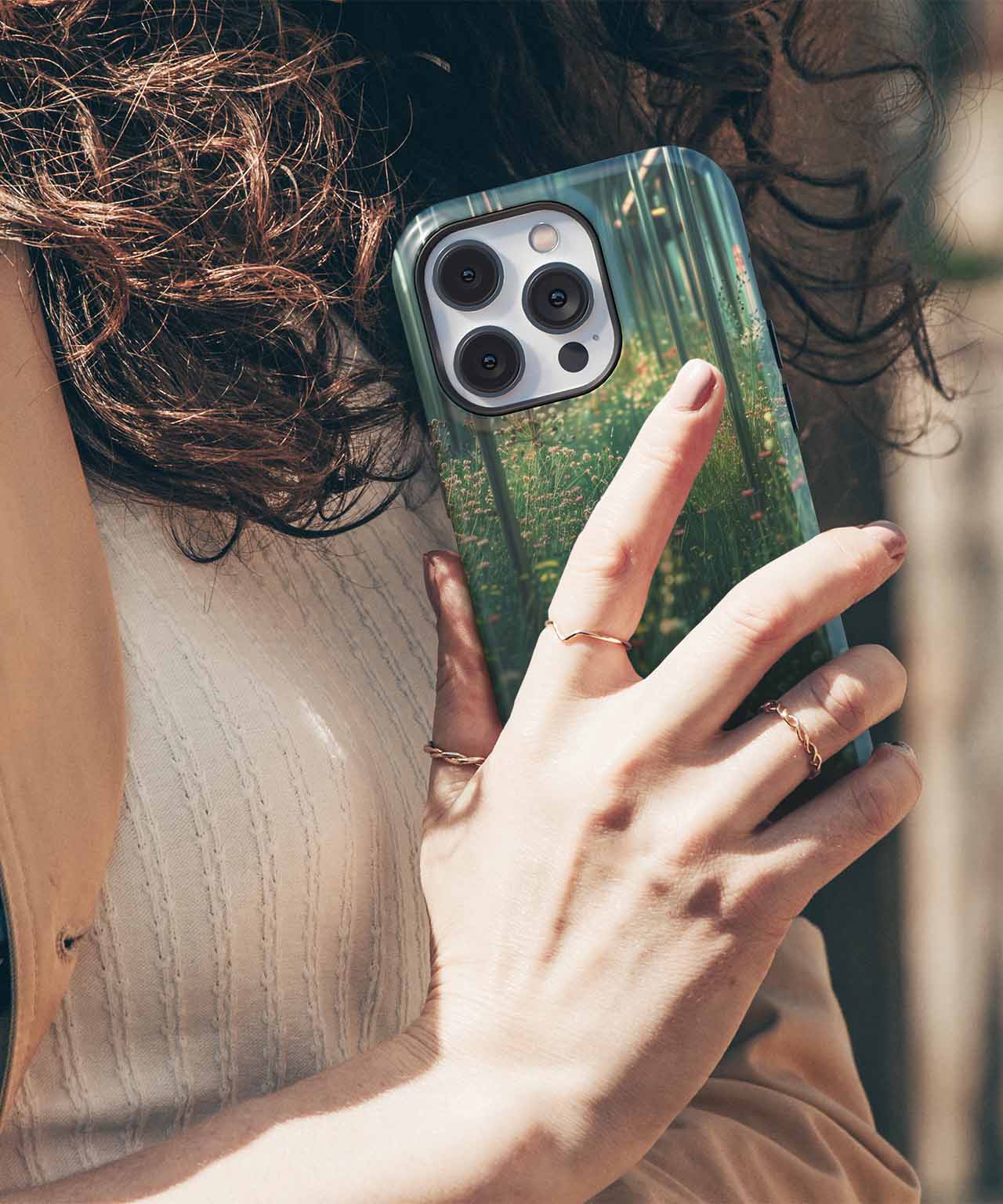 Floral Subway Wonderland Filled with Nature iPhone case Case Cazify - Delivery Canada