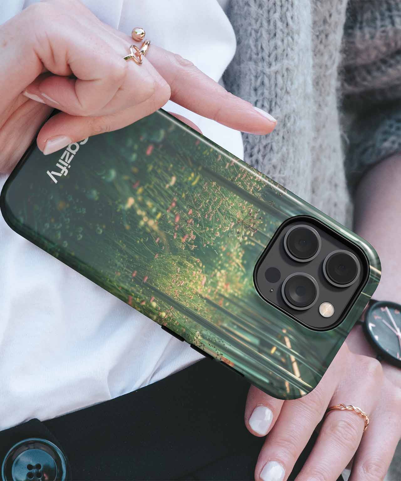 Floral Subway Wonderland Filled with Nature iPhone case Case Cazify - Delivery Canada