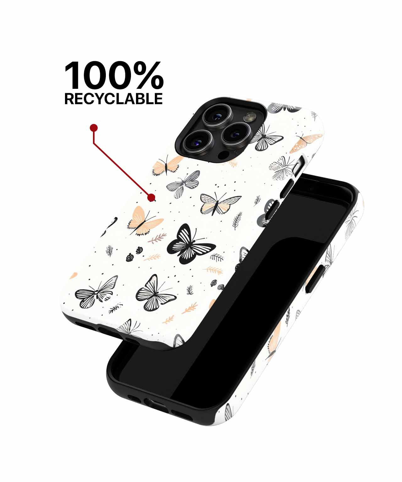 Fluttering Fun with Butterflies Everywhere iPhone case Case Cazify - Delivery Canada