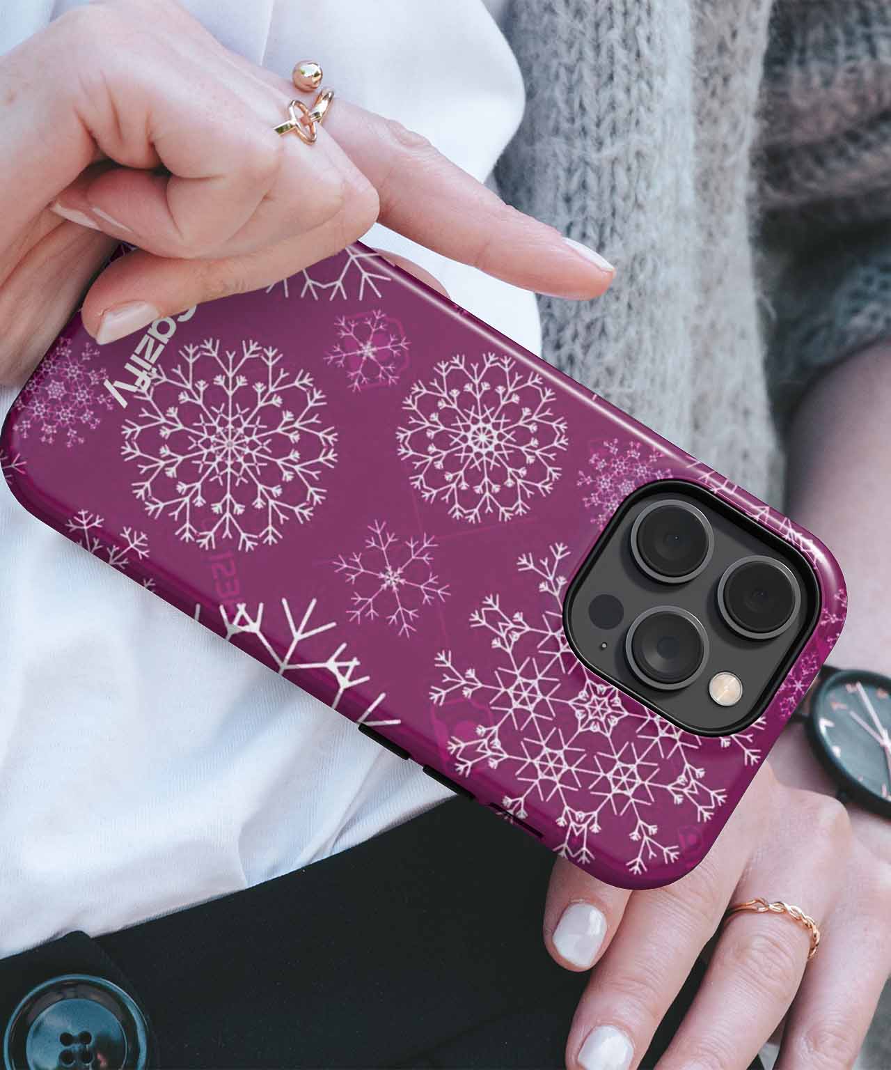 Frosty Winter Wonderland Party iPhone case Case Cazify - Delivery Canada