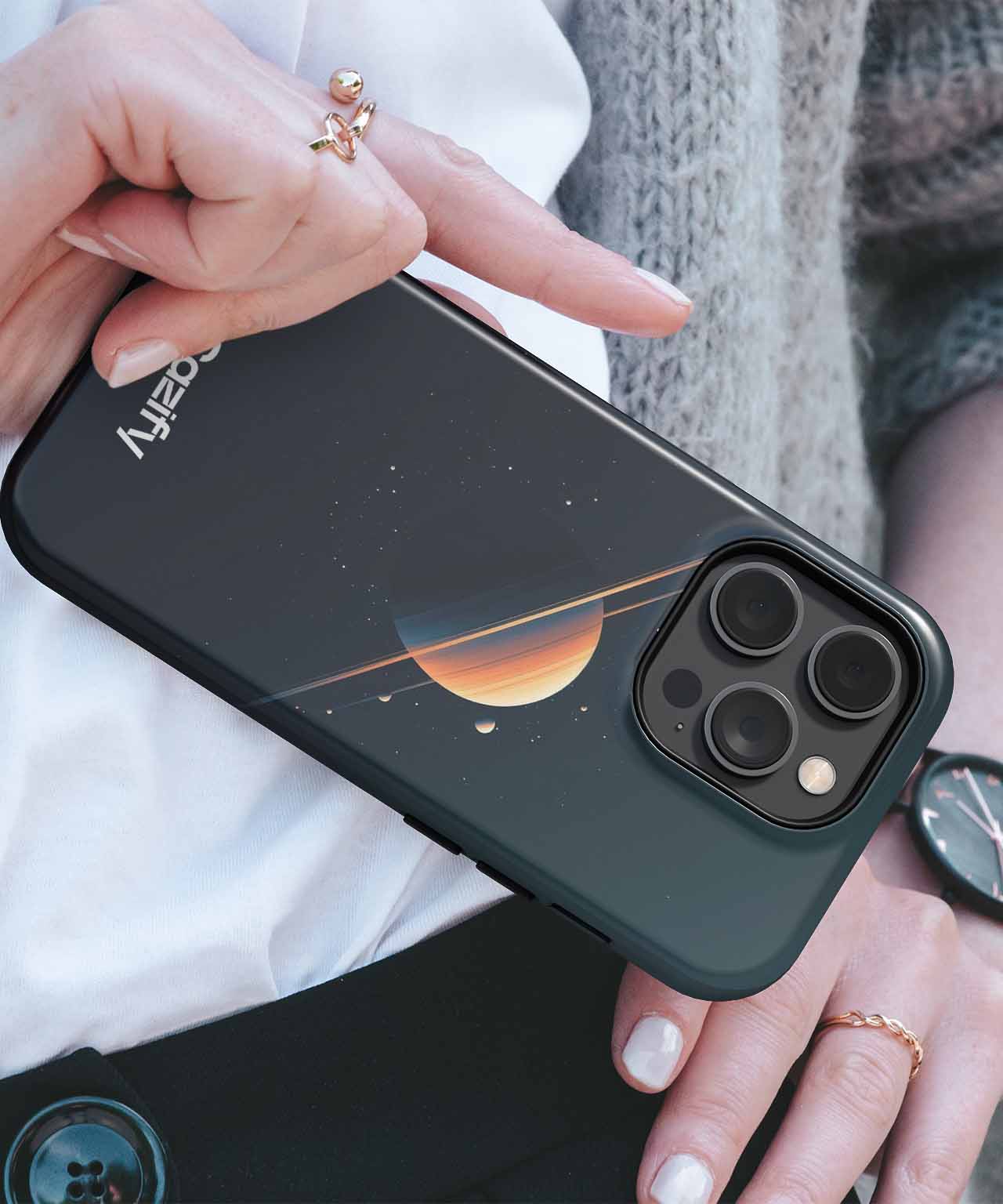 Galactic Dance of Planets in Orbit iPhone case Case Cazify - Delivery Canada