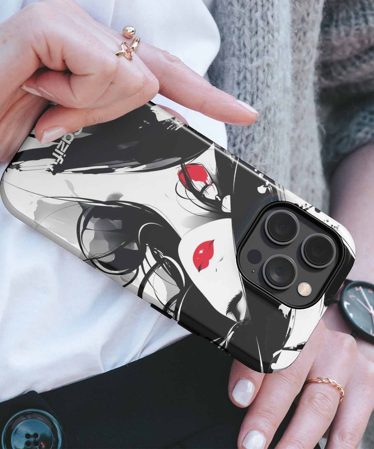 Glamorous Mysterious Lady in a Hat iPhone case Case Cazify - Delivery Canada