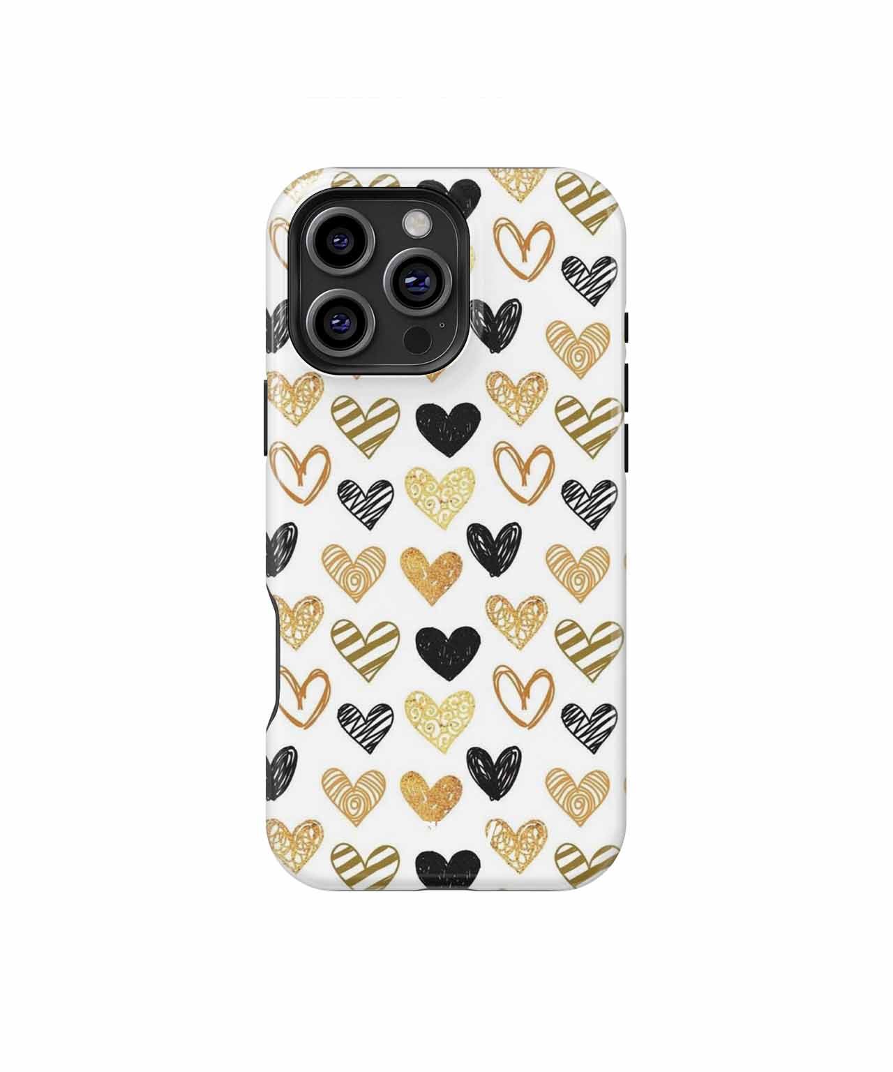 Golden Hearts of Love Party iPhone case Case Cazify - Delivery Canada