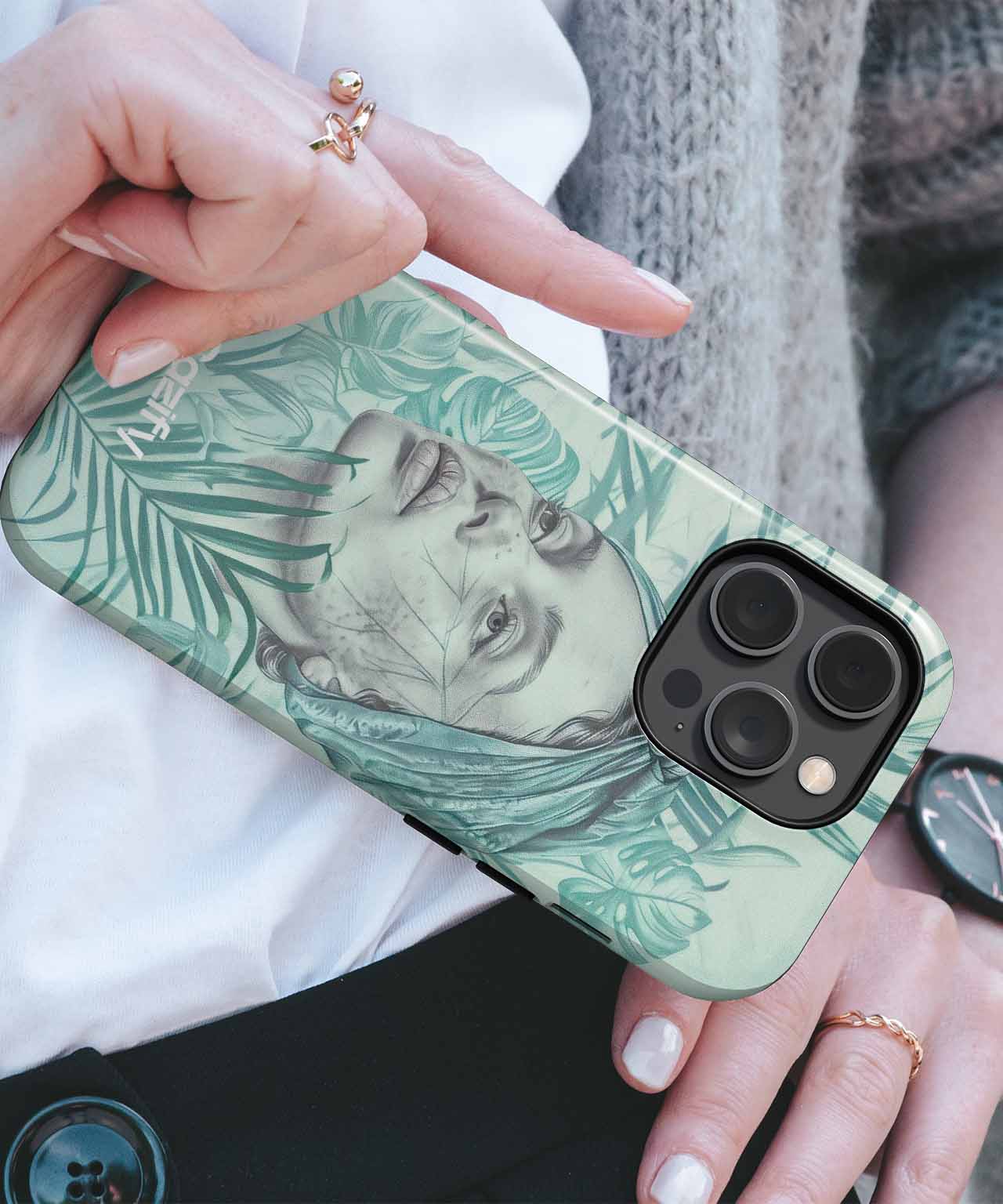 Green Oasis of Serene Beauty iPhone case Case Cazify - Delivery Canada