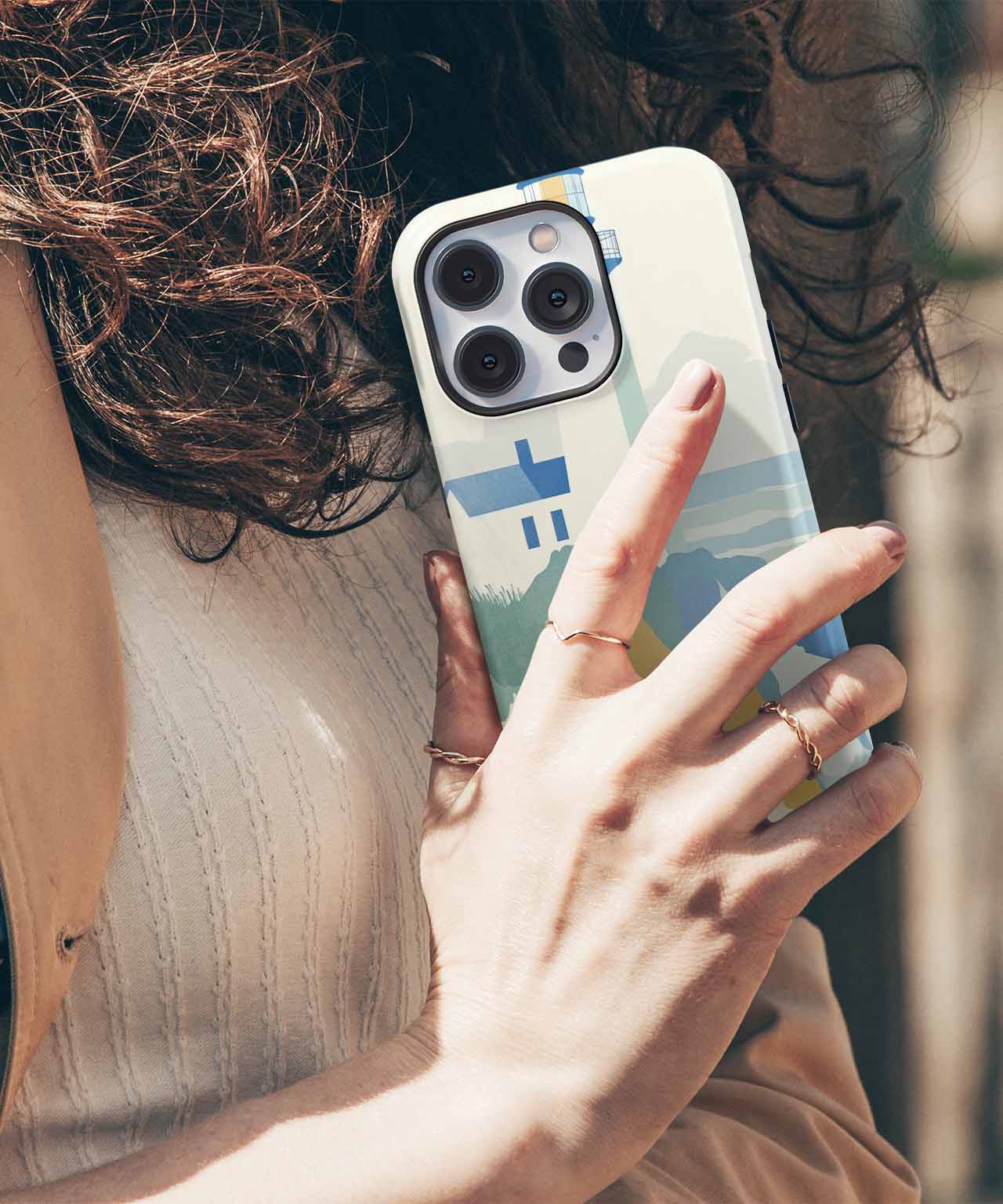 Guiding Light by the Sea iPhone case Case Cazify - Delivery Canada