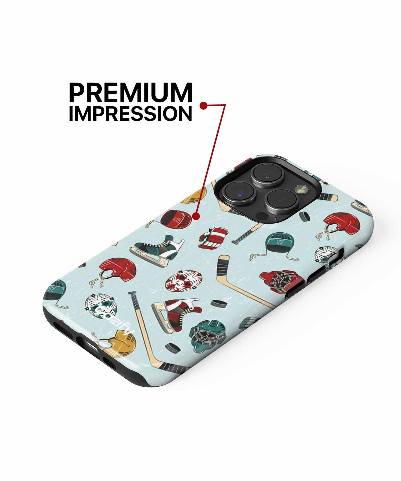 Icy Adventures with Hockey Gear iPhone case Case Cazify - Delivery Canada
