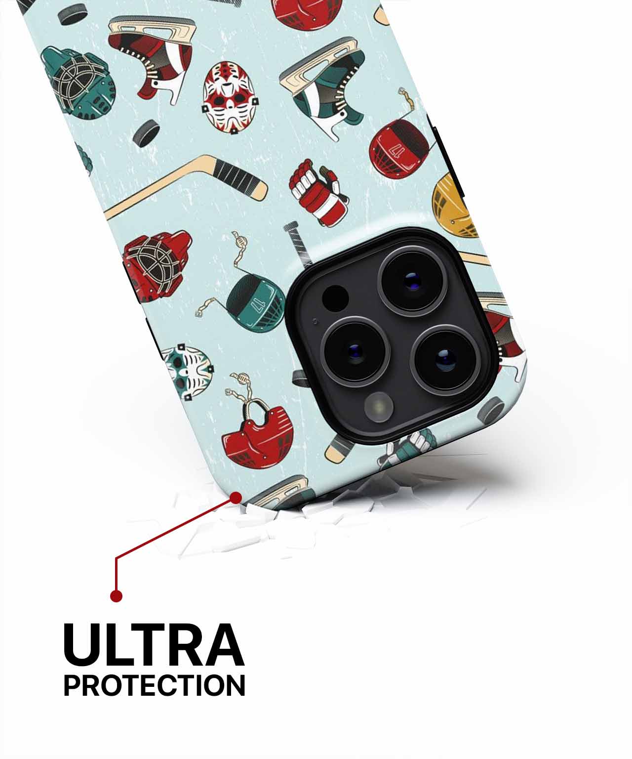 Icy Adventures with Hockey Gear iPhone case Case Cazify - Delivery Canada