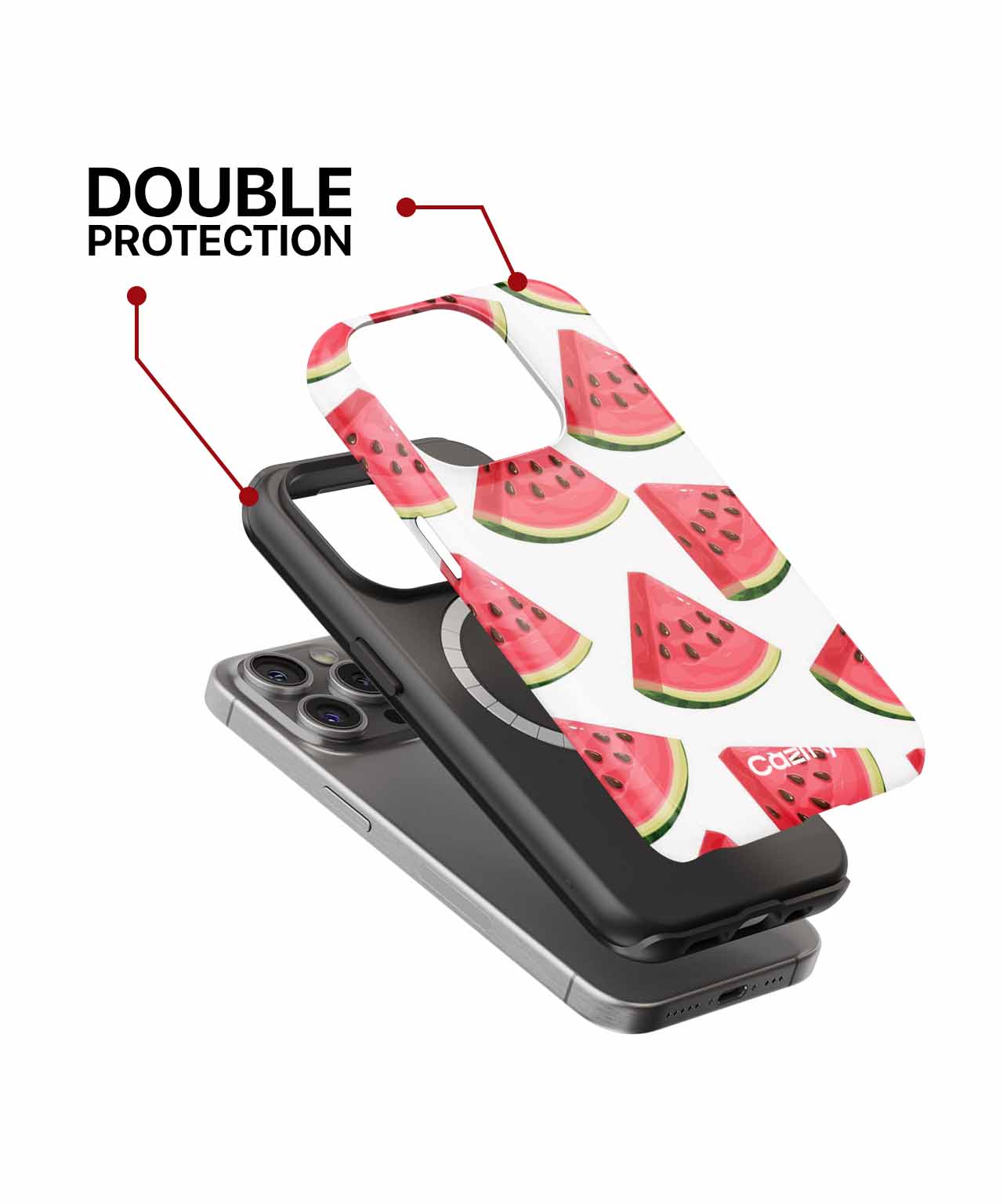 Juicy Summer Delight Watermelon Slices iPhone case Case Cazify - Delivery Canada