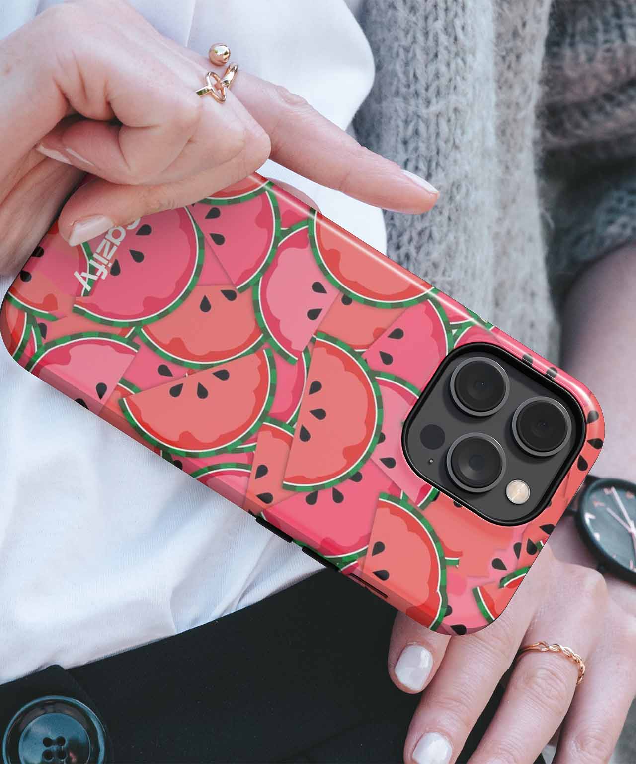 Juicy watermelons making summer fun iPhone case Case Cazify - Delivery Canada