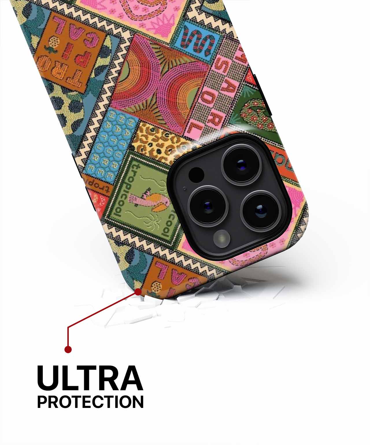 Jungle Party Vibes with Colors Galore iPhone case Case Cazify - Delivery Canada