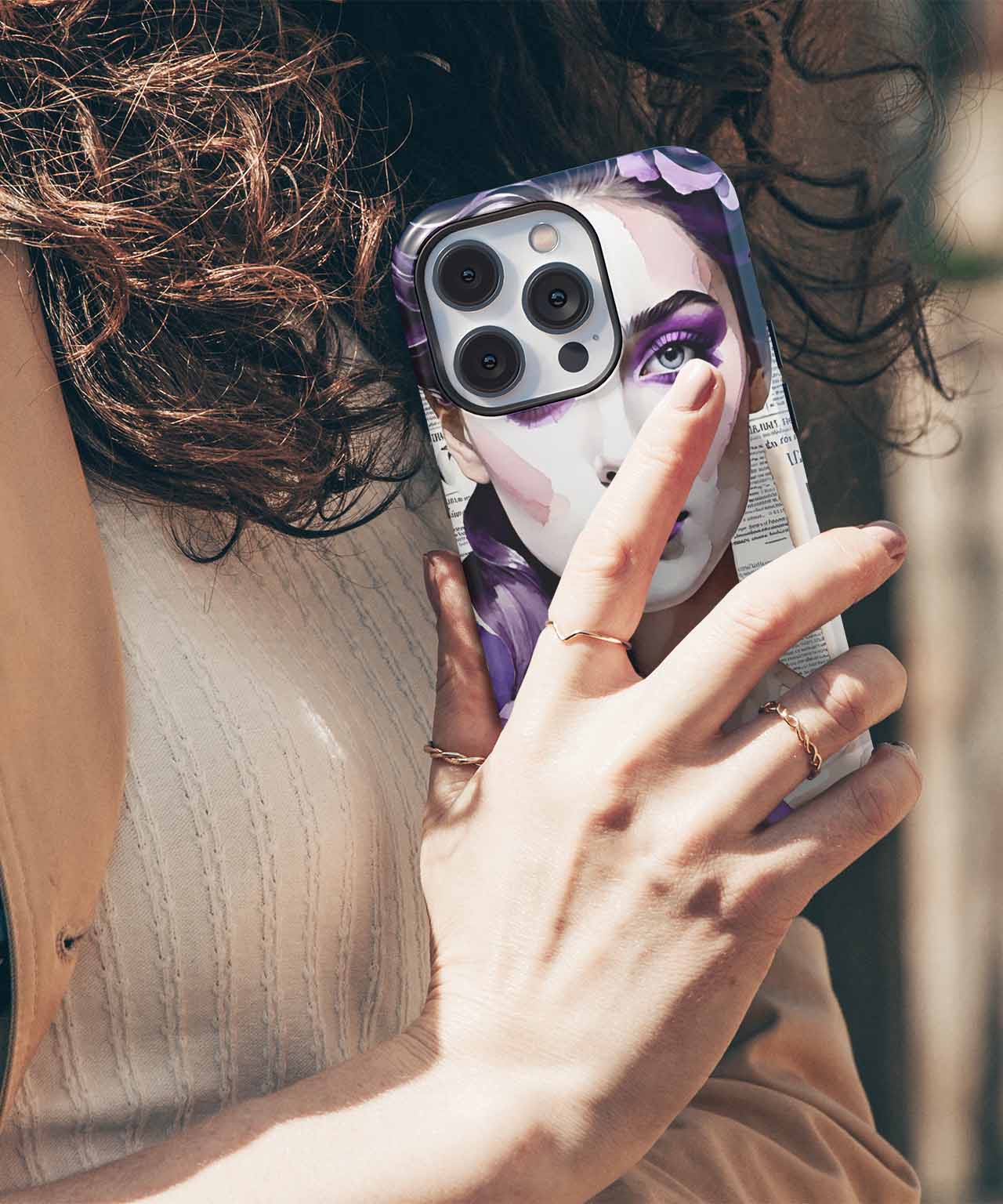 Lavender Dreamy Floral Beauty iPhone case Case Cazify - Delivery Canada
