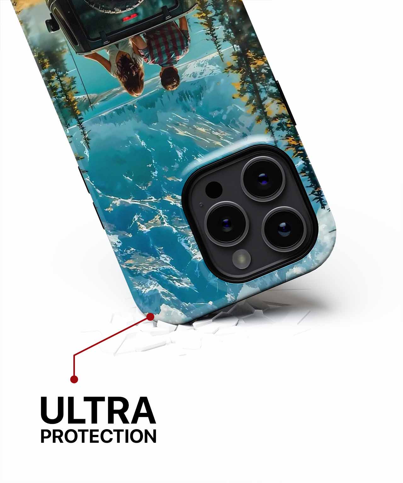 Lovers Embrace Nature on a Jeep Adventure iPhone case Case Cazify - Delivery Canada