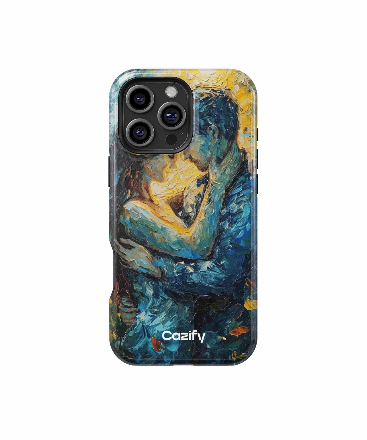Loving Embrace Under the Golden Sun iPhone case Case Cazify - Delivery Canada