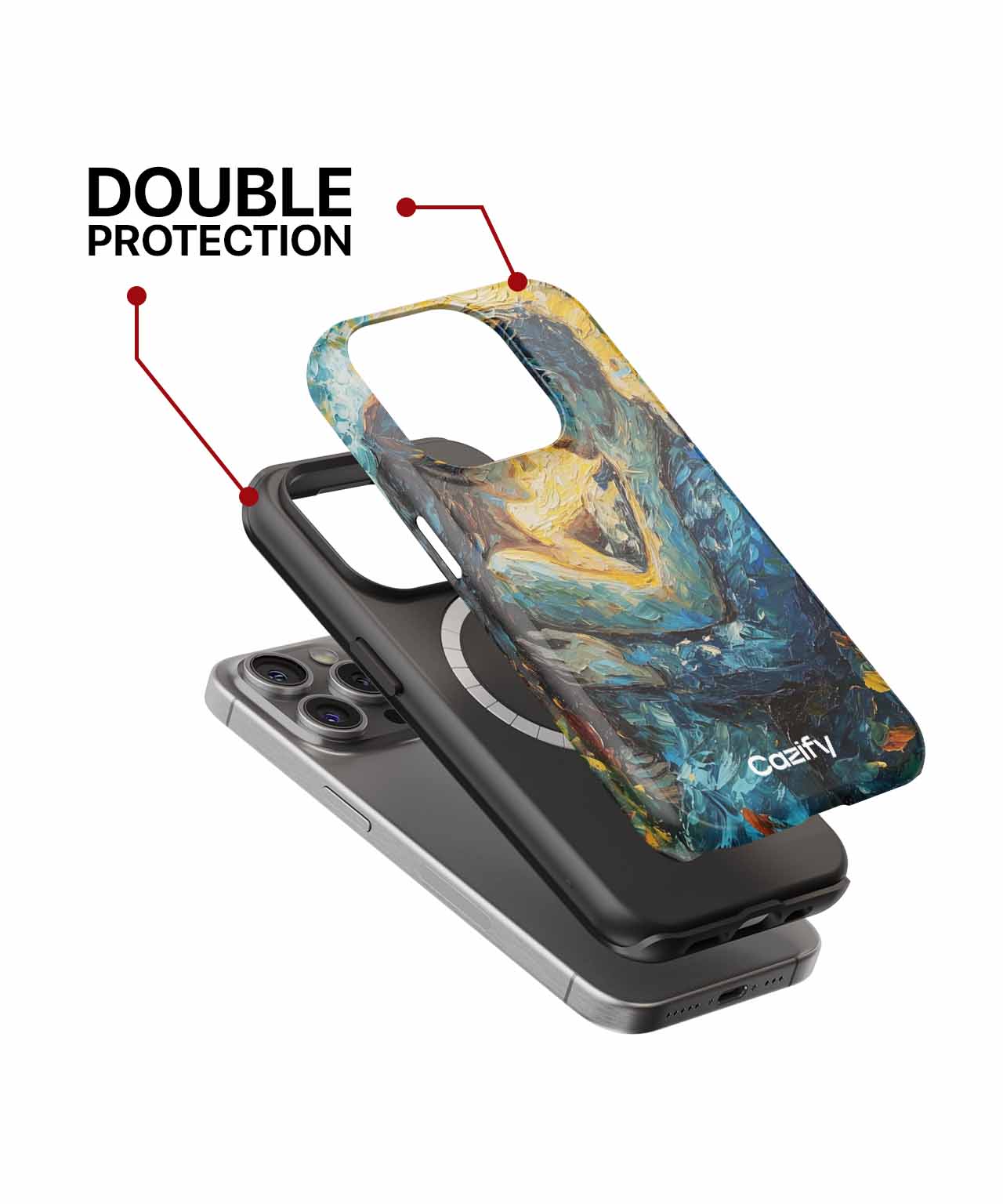 Loving Embrace Under the Golden Sun iPhone case Case Cazify - Delivery Canada