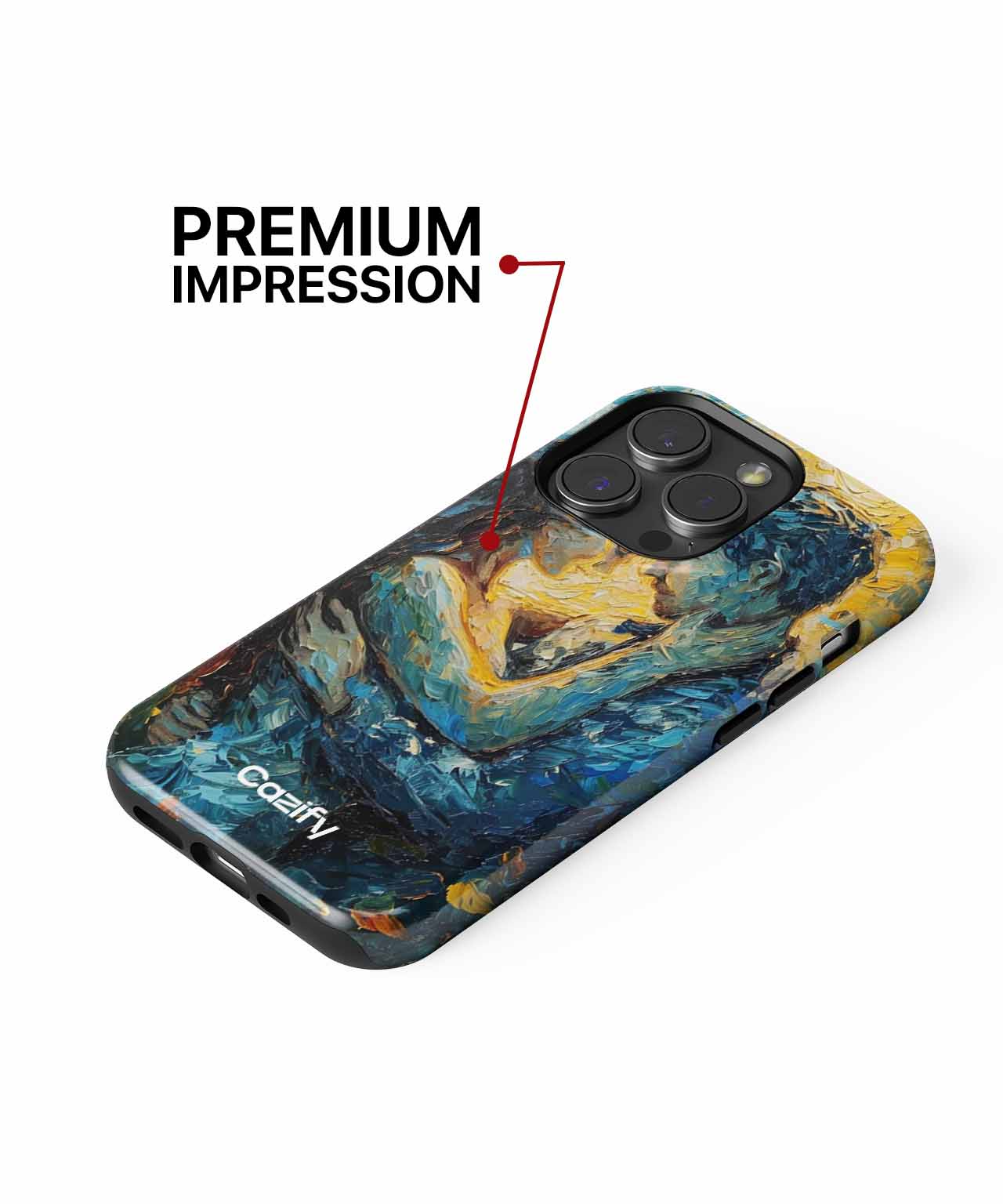 Loving Embrace Under the Golden Sun iPhone case Case Cazify - Delivery Canada