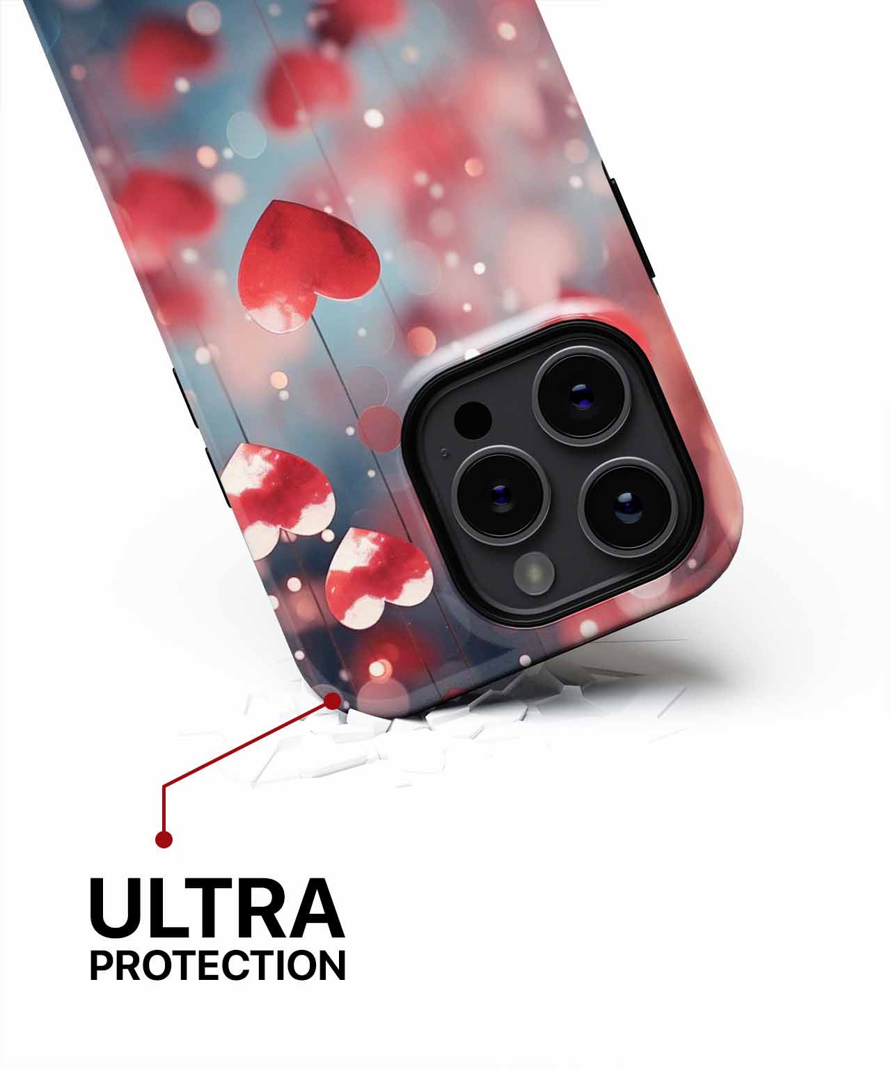 Loving Hearts Floating in the Air iPhone case Case Cazify - Delivery Canada