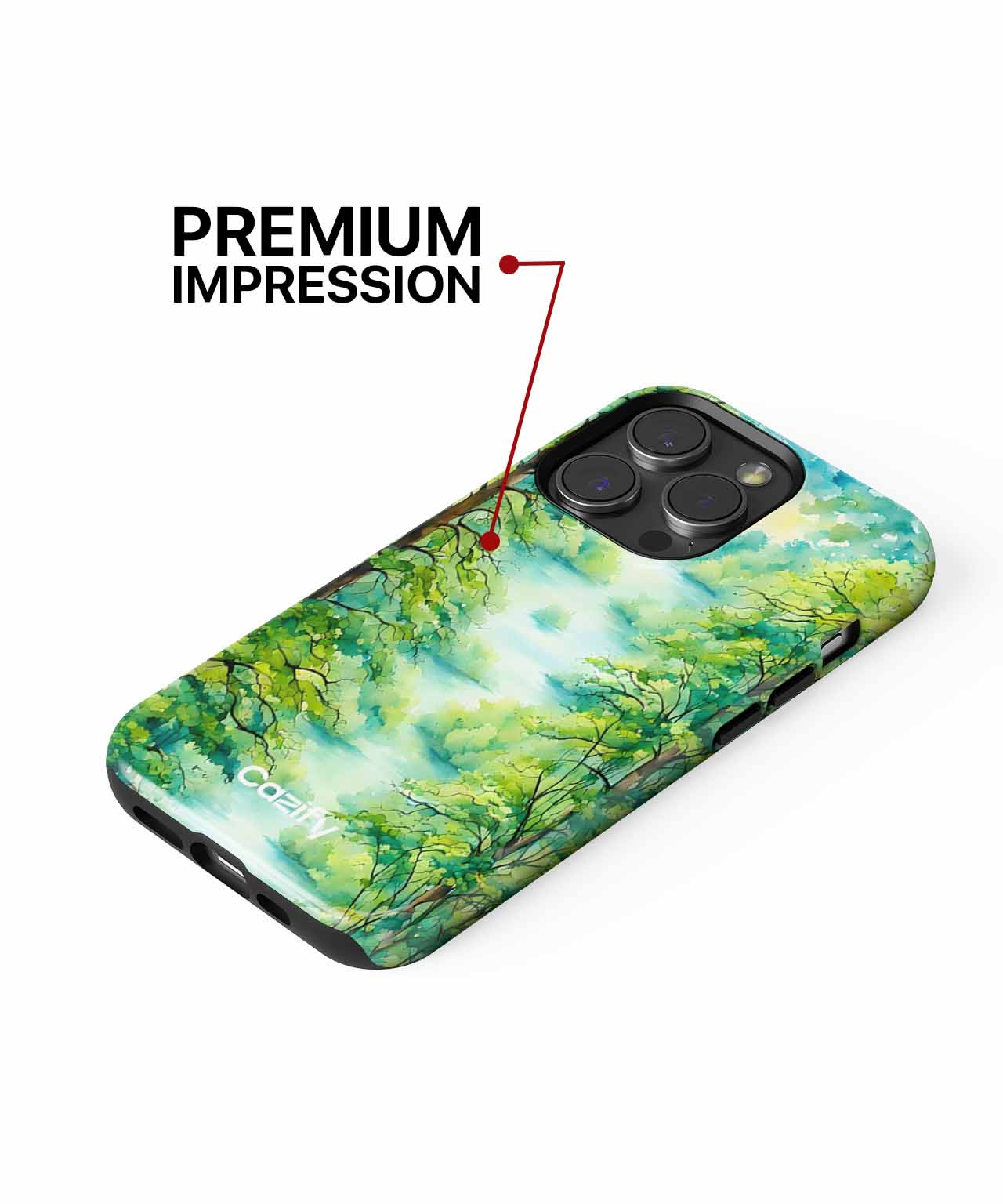 Lush Green Serenity in Nature iPhone case Case Cazify - Delivery Canada