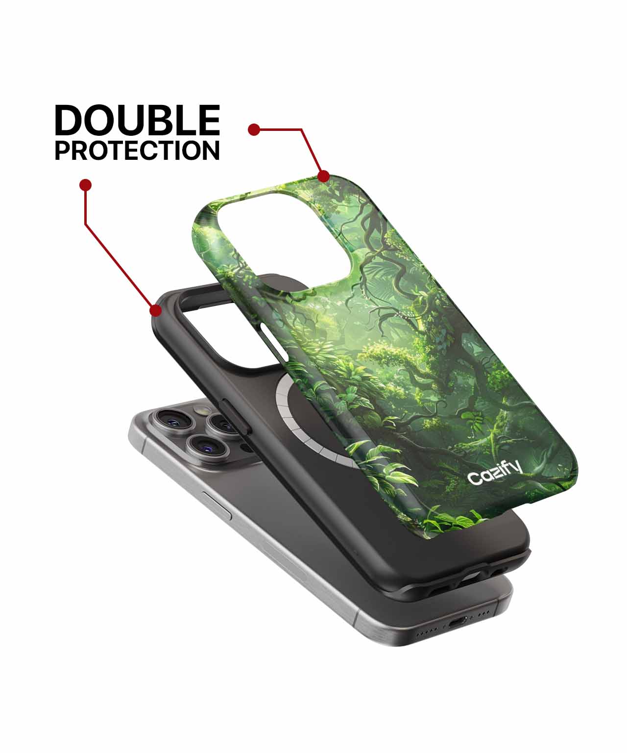 Lush Jungle Escape with Hidden Secrets iPhone case Case Cazify - Delivery Canada