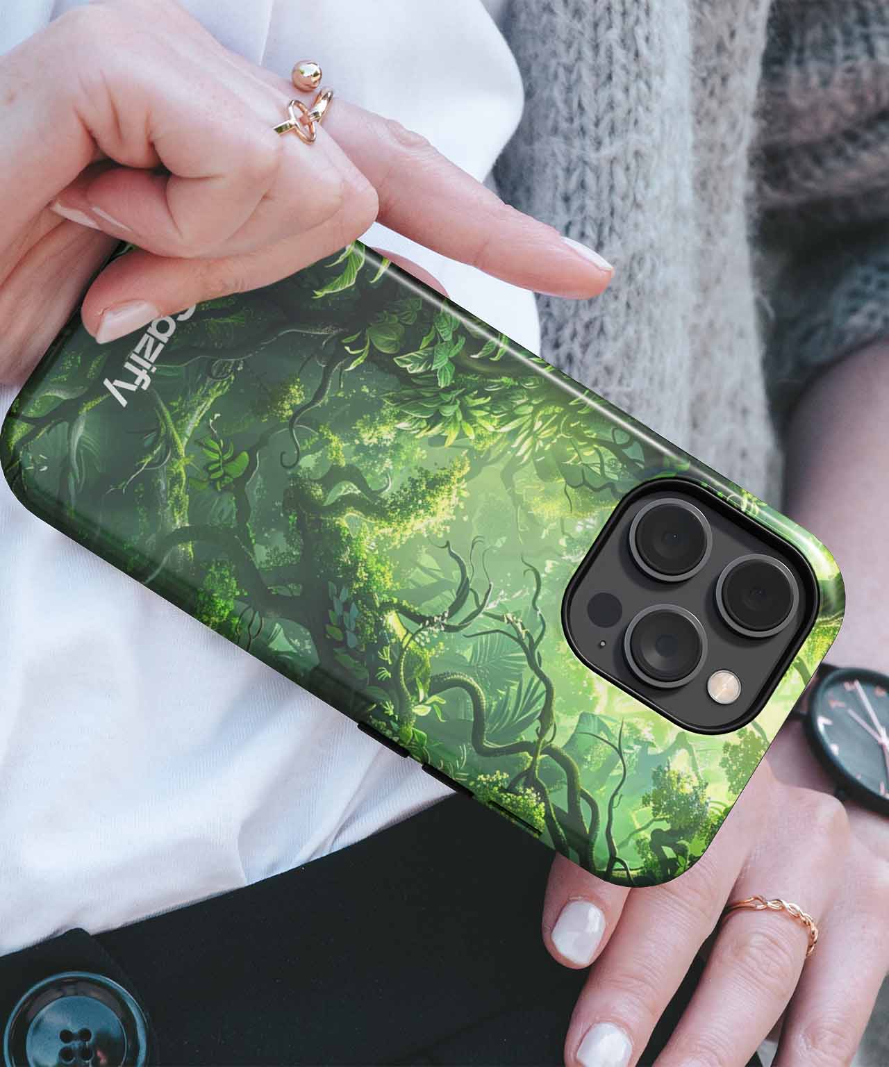 Lush Jungle Escape with Hidden Secrets iPhone case Case Cazify - Delivery Canada
