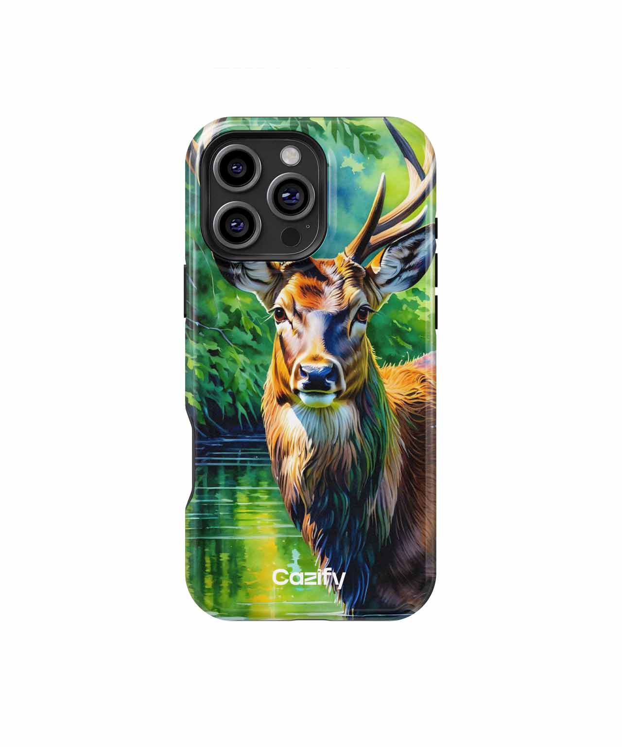 Majestic deer pausing for a selfie iPhone case Case Cazify - Delivery Canada