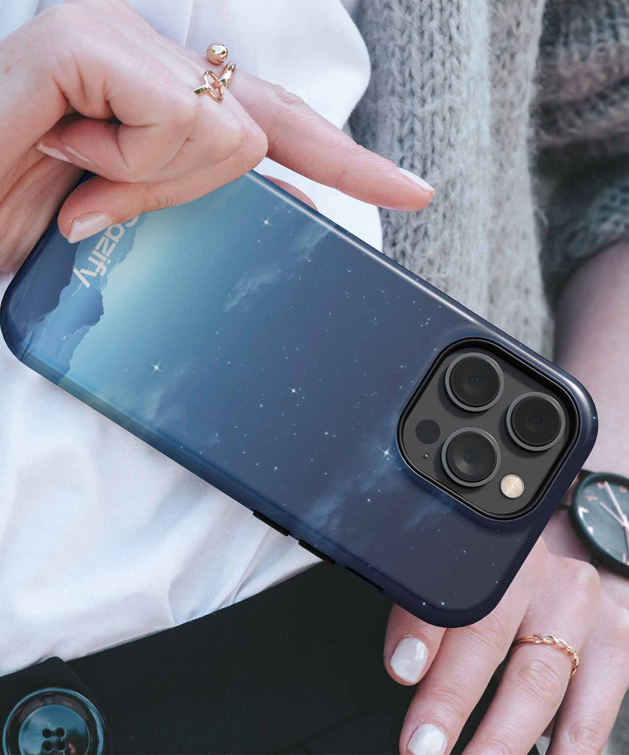 Majestic Night Sky with Twinkling Stars iPhone case Case Cazify - Delivery Canada