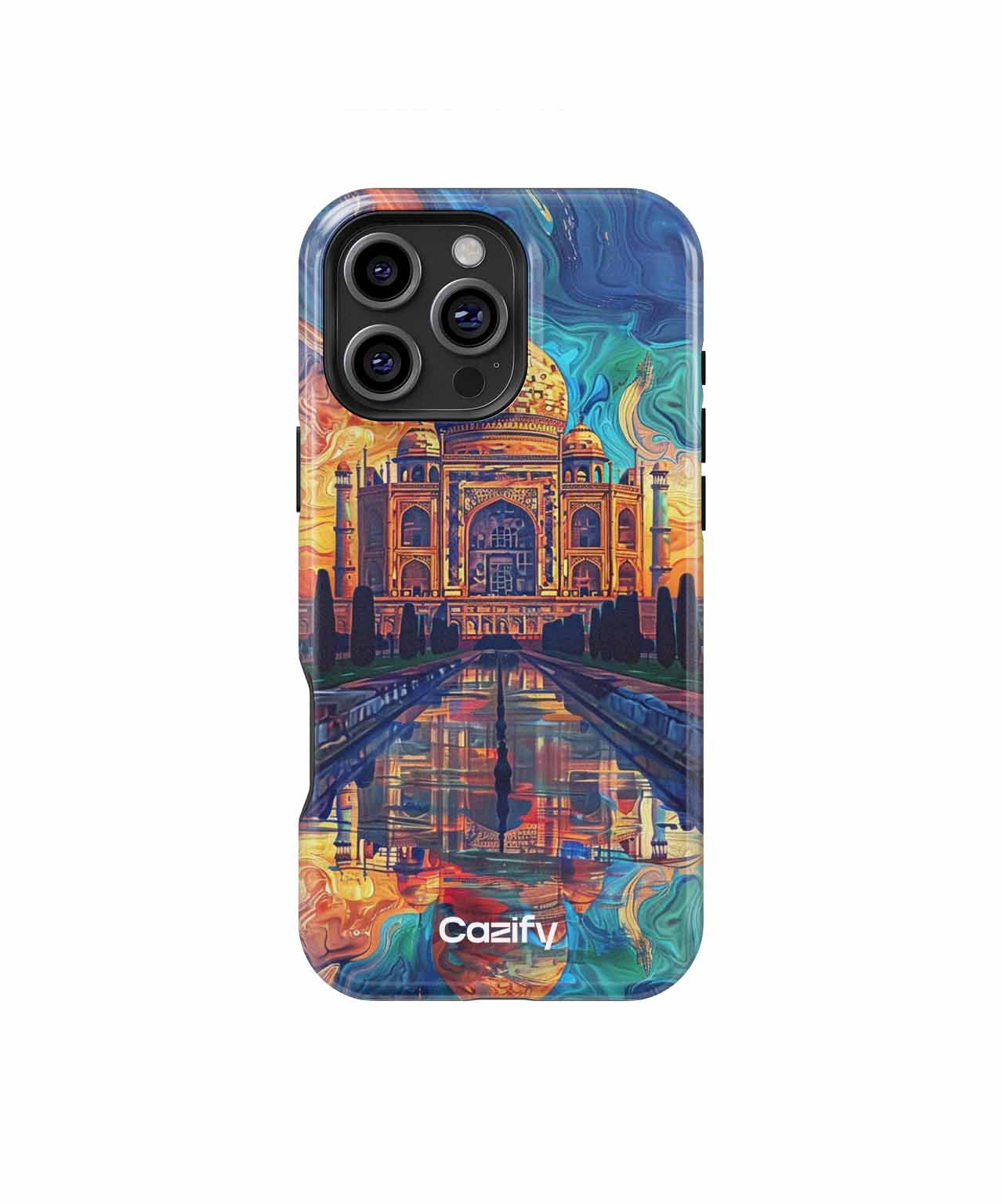 Majestic Taj Mahal Reflections and Colors iPhone case Case Cazify - Delivery Canada