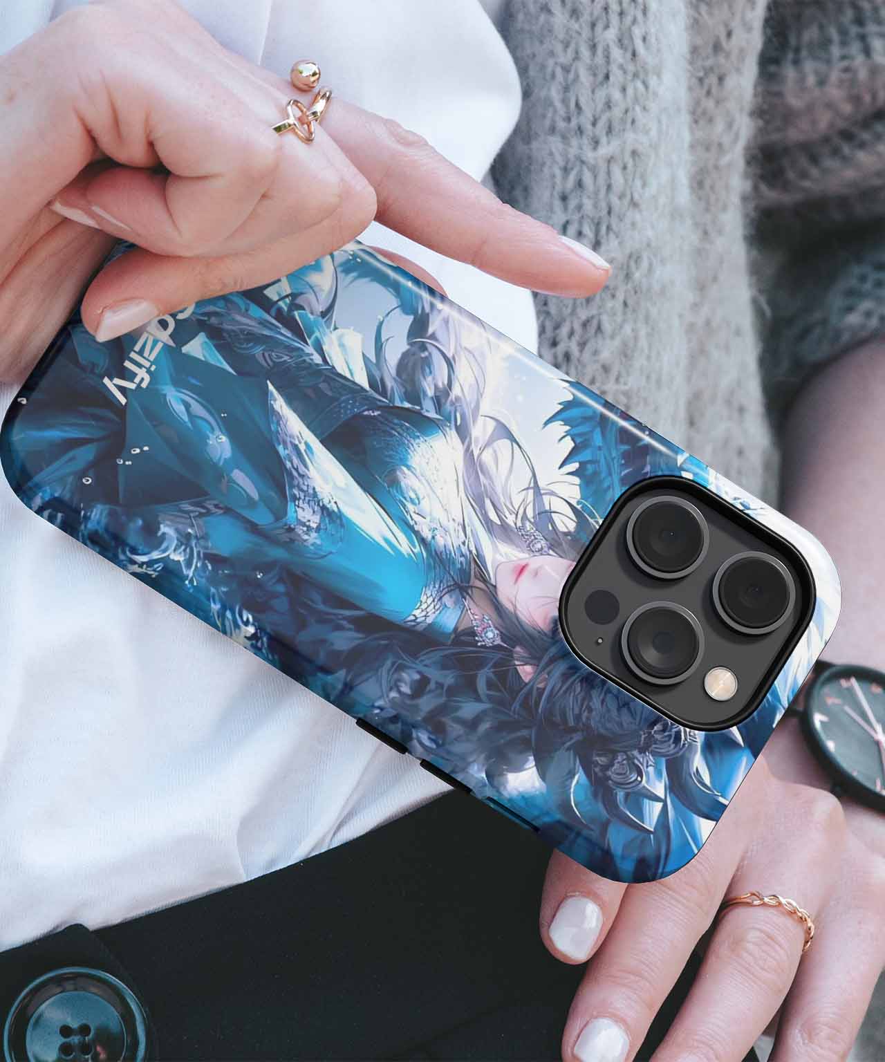 Majestic Water Dragon and Enchantress iPhone case Case Cazify - Delivery Canada