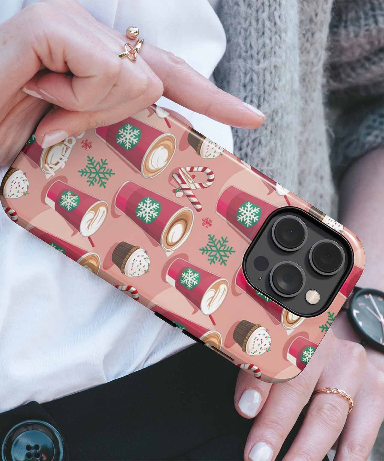 Merry Sips of Holiday Cheer iPhone case Case Cazify - Delivery Canada