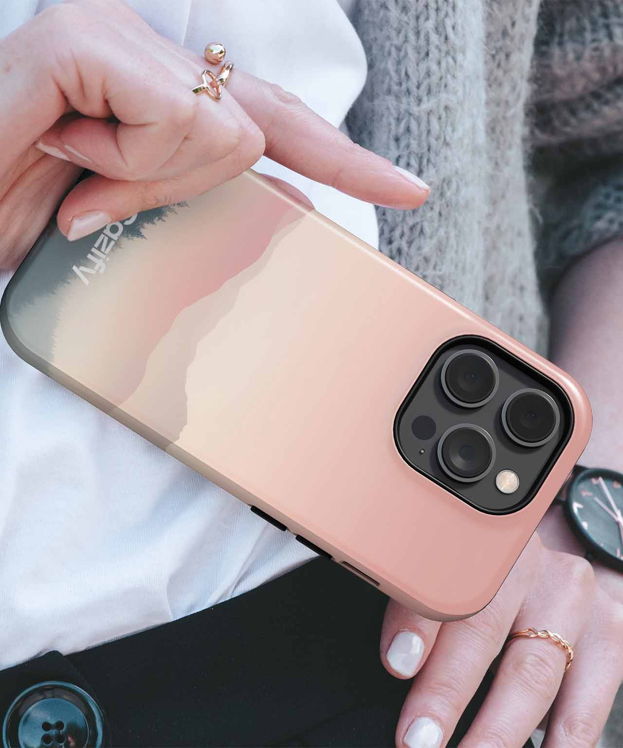 Misty Mountain Morning Magic iPhone case Case Cazify - Delivery Canada