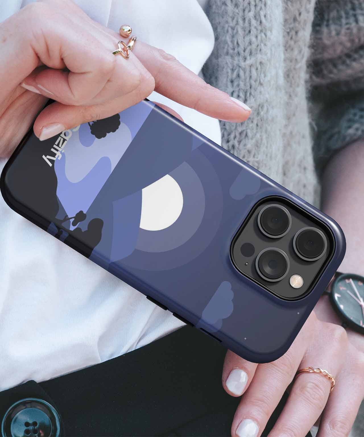 Moonlit Serenity Over Still Waters iPhone case Case Cazify - Delivery Canada