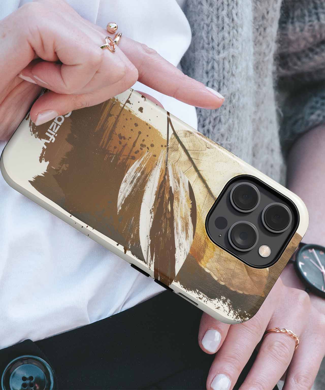 Nature's Whimsical Leafy Dance iPhone case Case Cazify - Delivery Canada