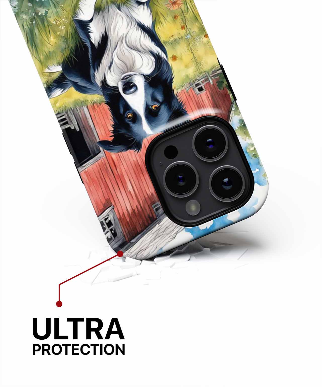Playful Farm Dog Enjoying the Sunshine iPhone case Case Cazify - Delivery Canada
