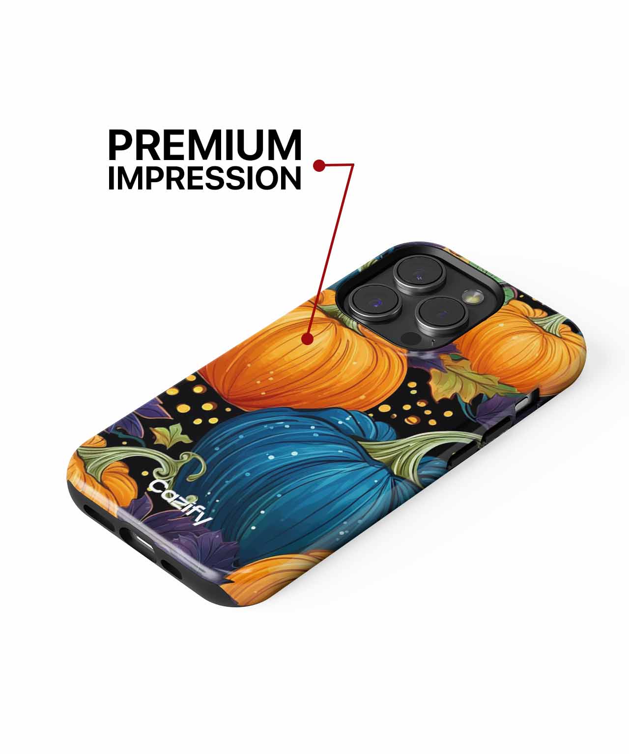 Pumpkin Party Colorful Harvest Fun iPhone case Case Cazify - Delivery Canada