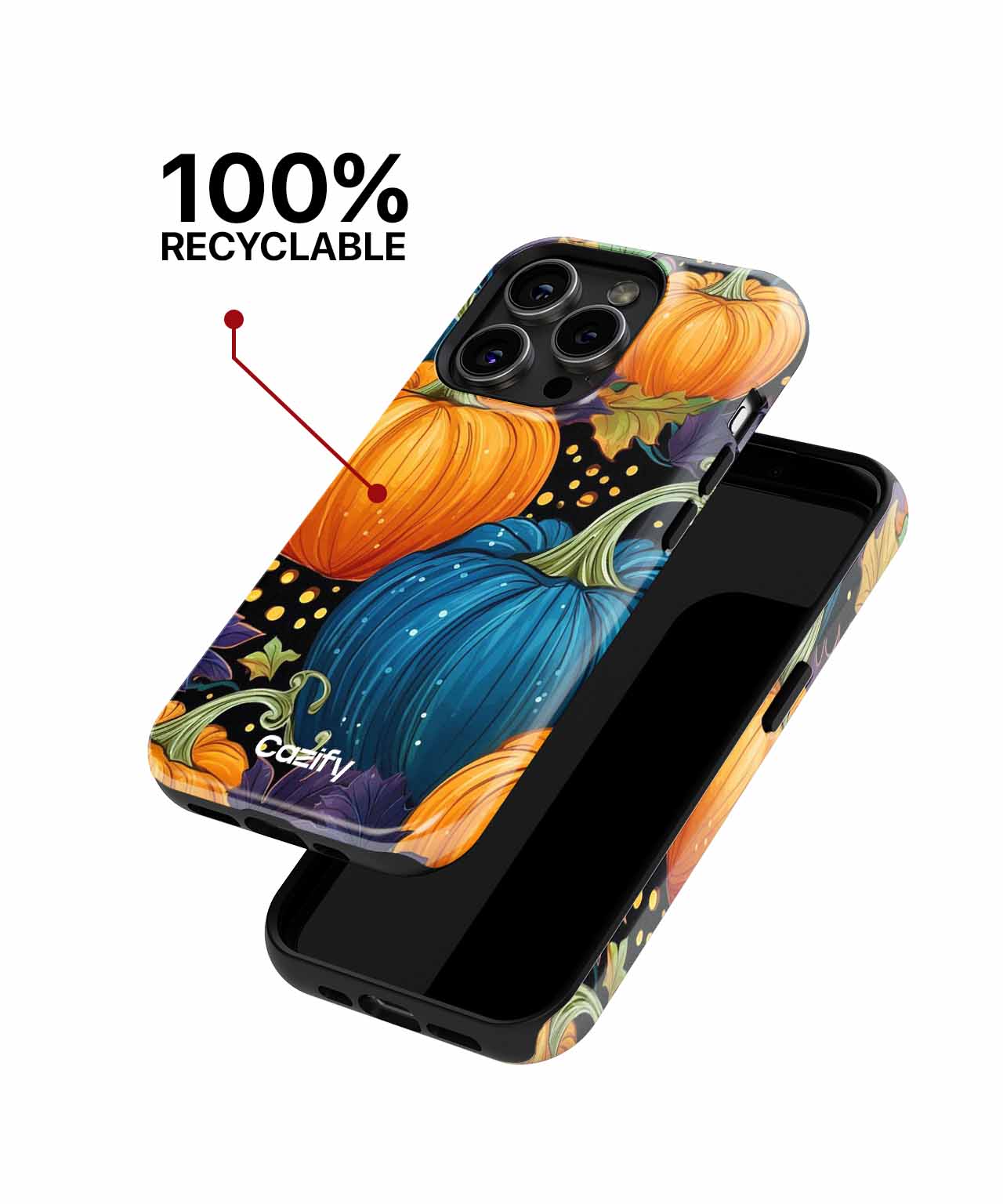 Pumpkin Party Colorful Harvest Fun iPhone case Case Cazify - Delivery Canada