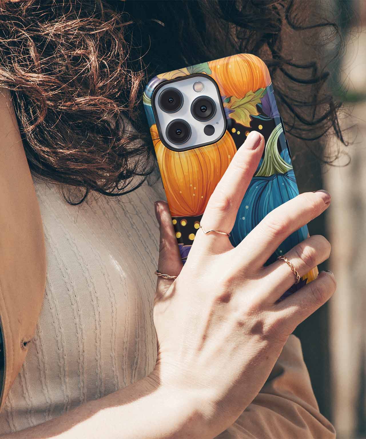 Pumpkin Party Colorful Harvest Fun iPhone case Case Cazify - Delivery Canada