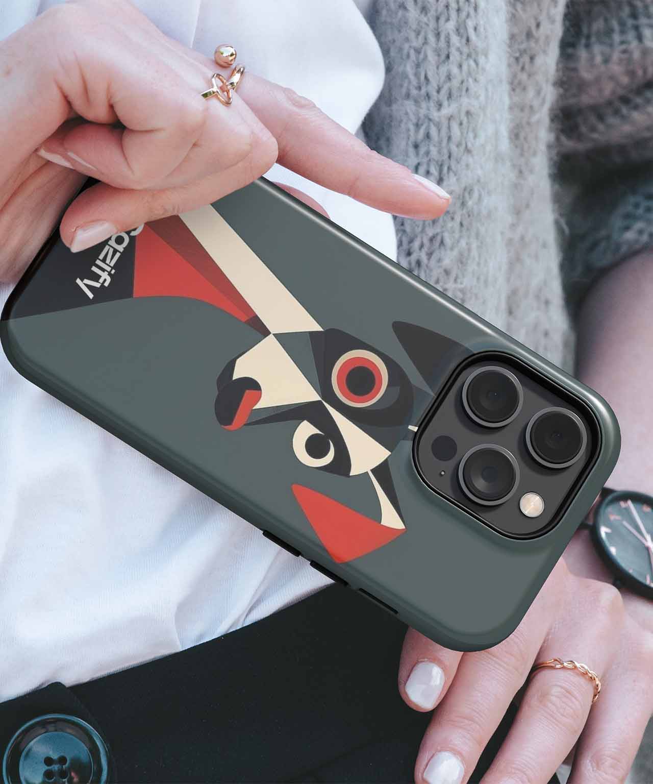 Quirky Canine with Colorful Charm iPhone case Case Cazify - Delivery Canada