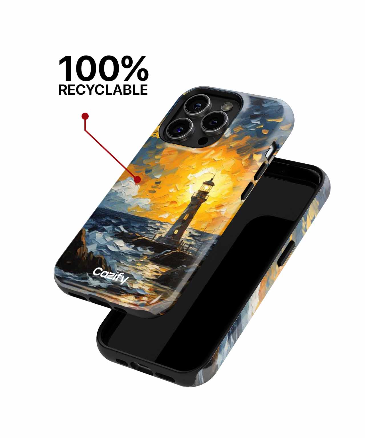 Radiant Beacon of Hope Shining Bright iPhone case Case Cazify - Delivery Canada