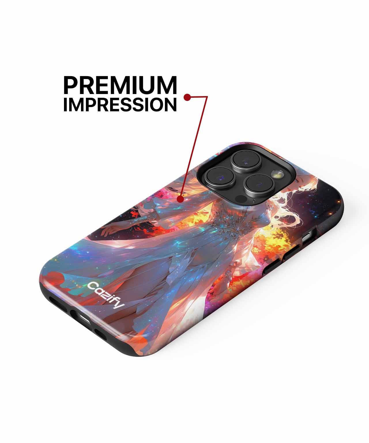 Radiant Cosmic Dancer in Shimmering Light iPhone case Case Cazify - Delivery Canada