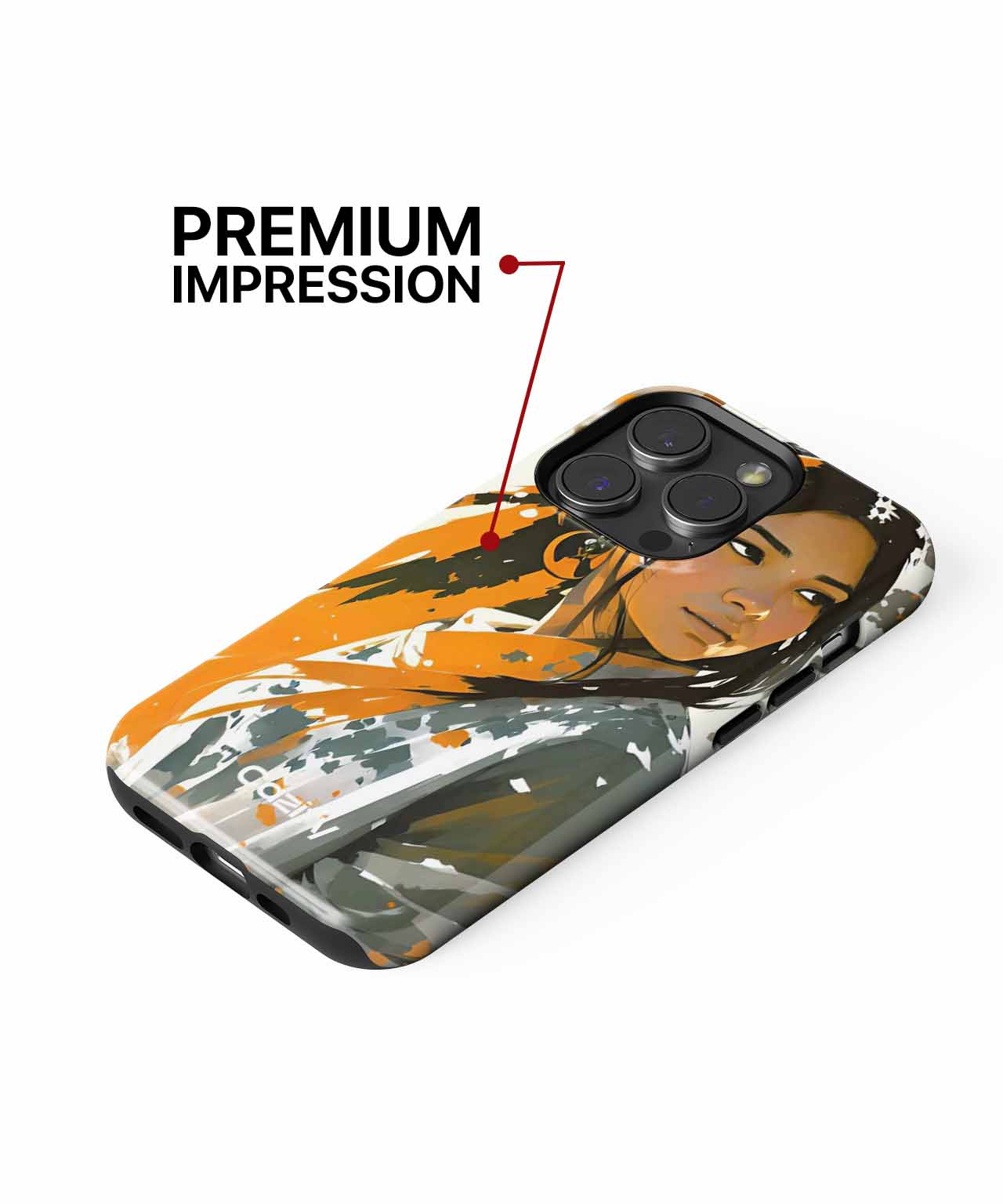 Radiant Muse in Bold Colors iPhone case Case Cazify - Delivery Canada