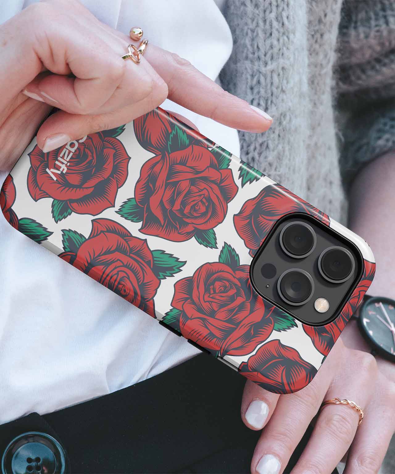Radiant Red Roses Dance Together iPhone case Case Cazify - Delivery Canada