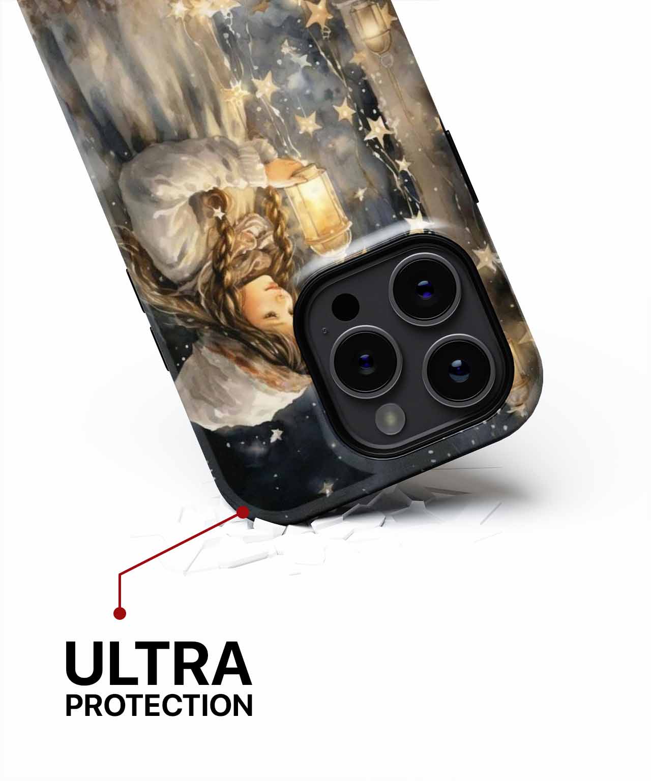 Radiant Winter Wonder Lantern Girl iPhone case Case Cazify - Delivery Canada