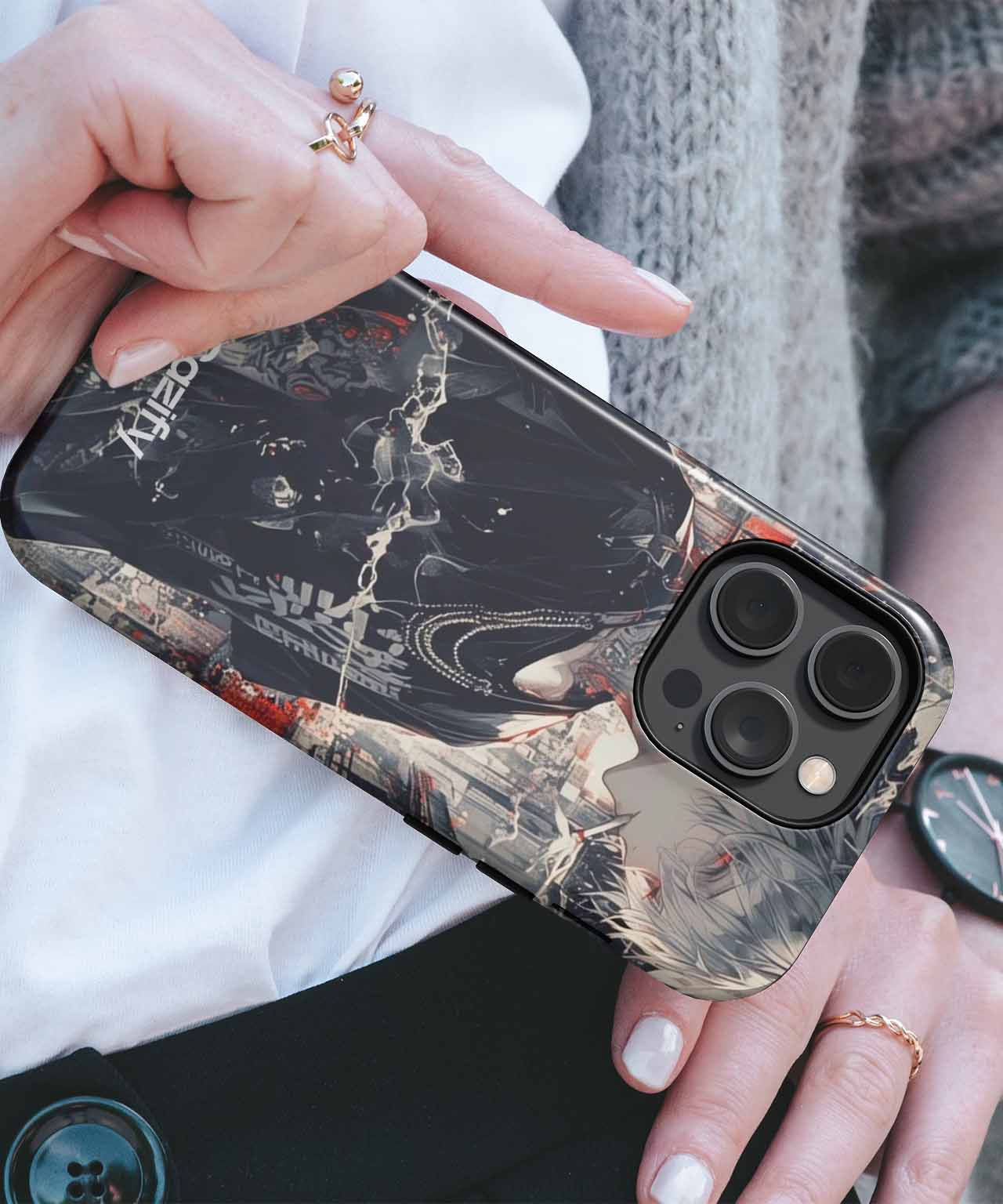 Rebellious Urban Samurai Style iPhone case Case Cazify - Delivery Canada