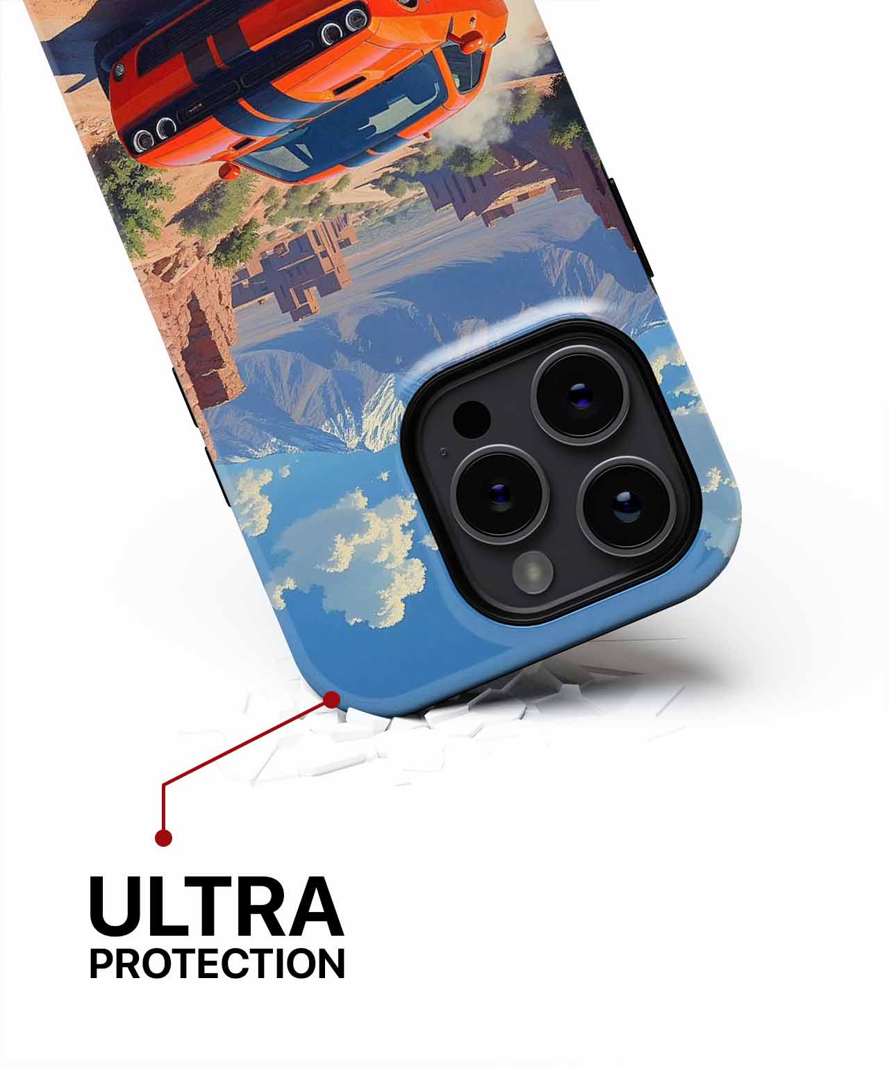Revved Up Adventure Through Desert Mountains iPhone case Case Cazify - Delivery Canada