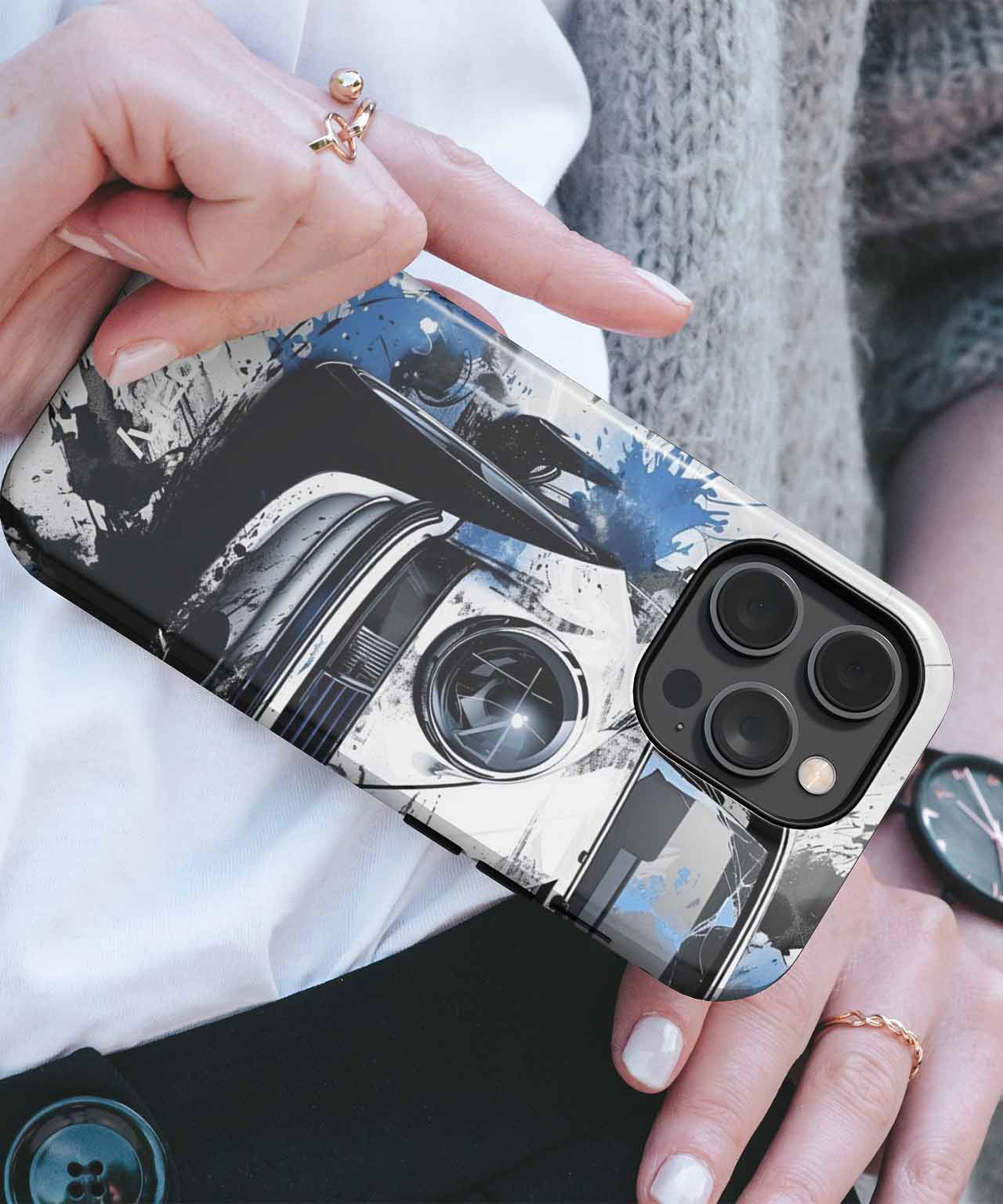 Revved Up Artistry with Splashy Style iPhone case Case Cazify - Delivery Canada
