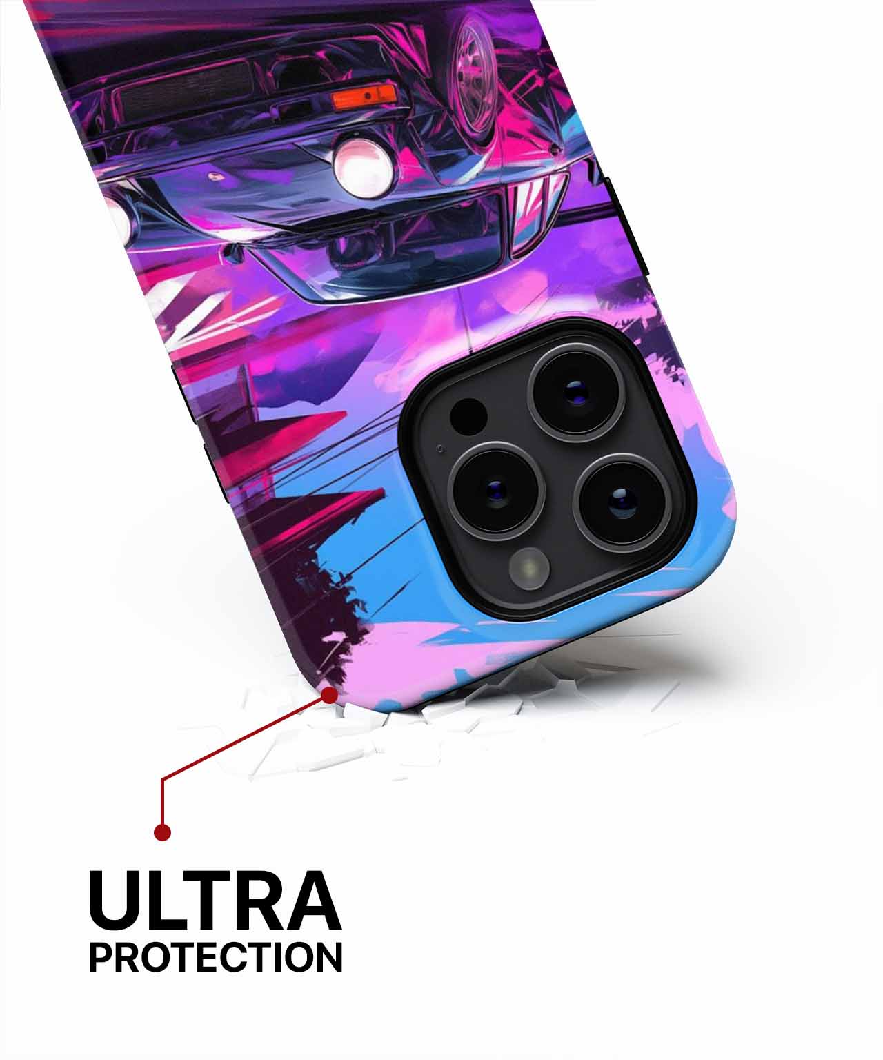 Revved Up for a Neon Adventure iPhone case Case Cazify - Delivery Canada