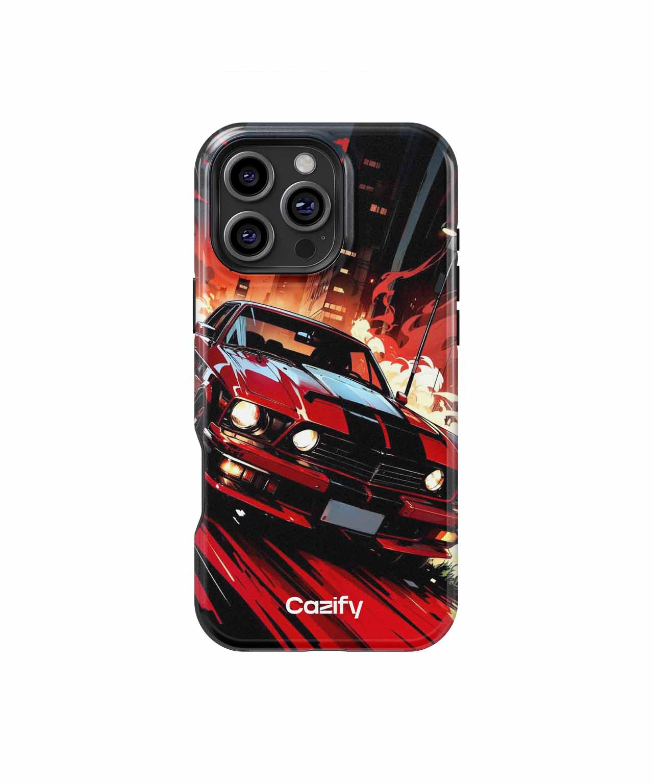 Revved Up Red Racing Machine iPhone case Case Cazify - Delivery Canada